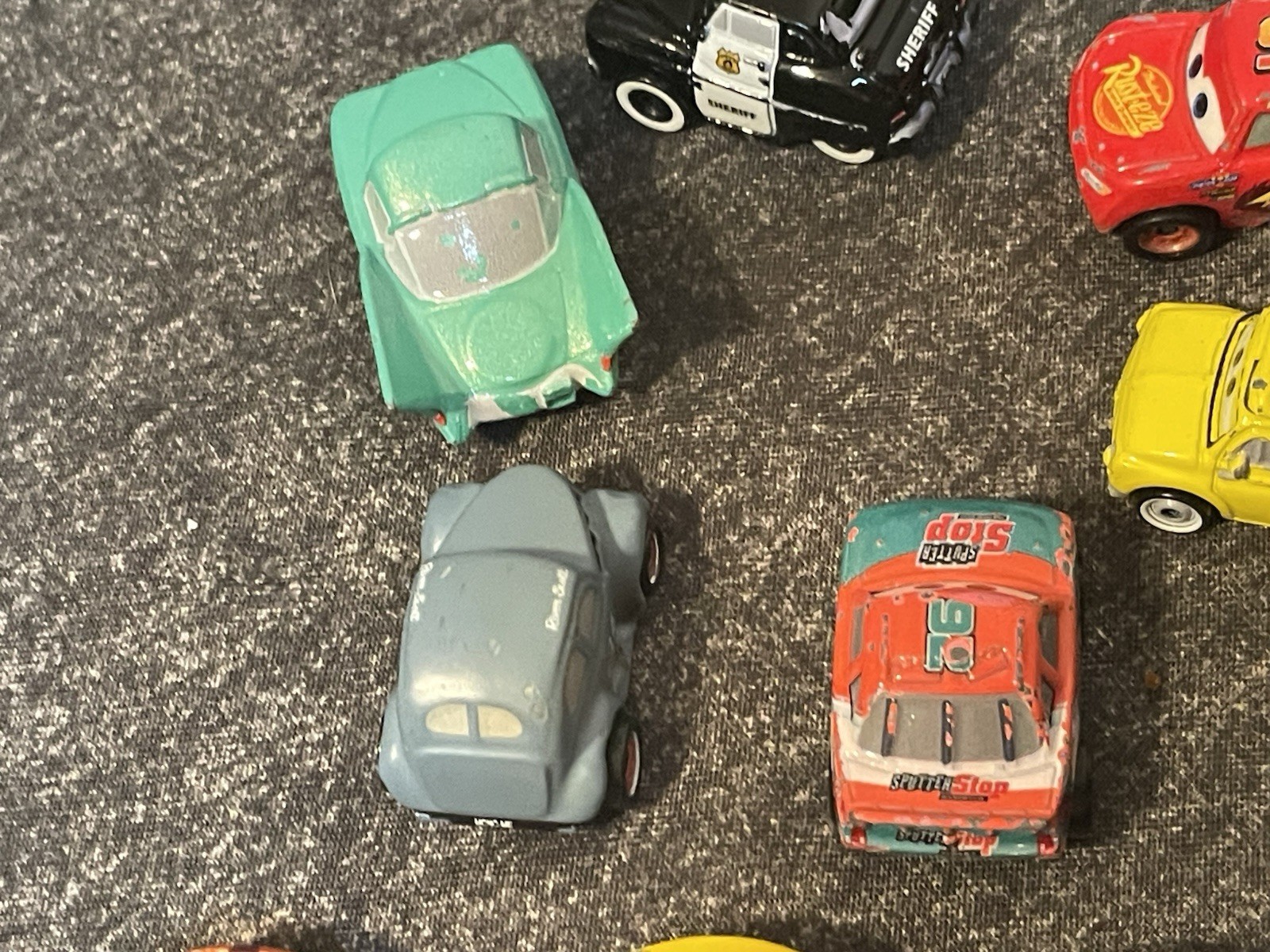 Disney Pixar Cars Mini Racers Lot Of 13 Diecast Toy Cars