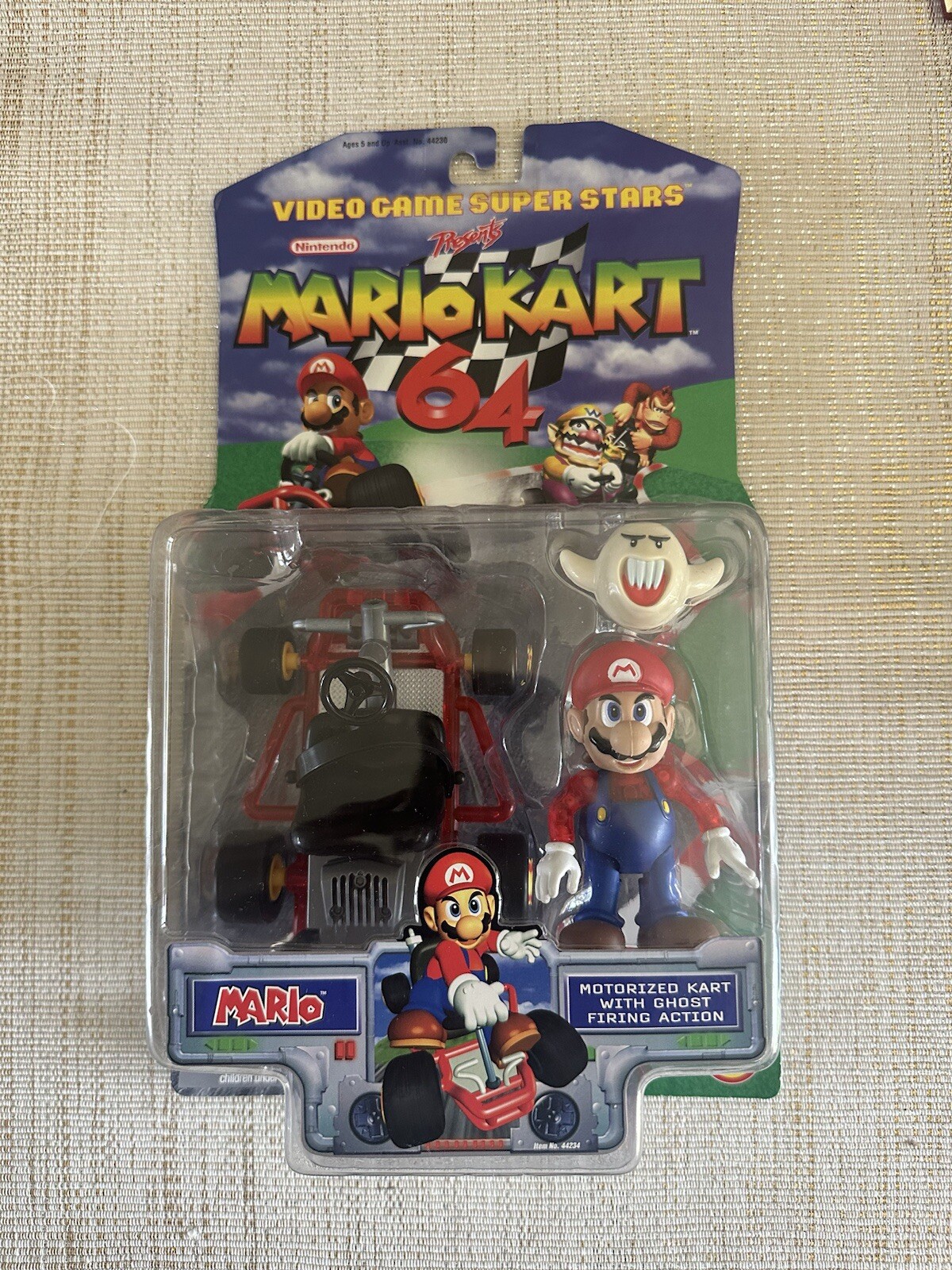 1999 Toy Biz Mario Kart 64 Video Game Superstars Entire Set Diddy Kong Racing