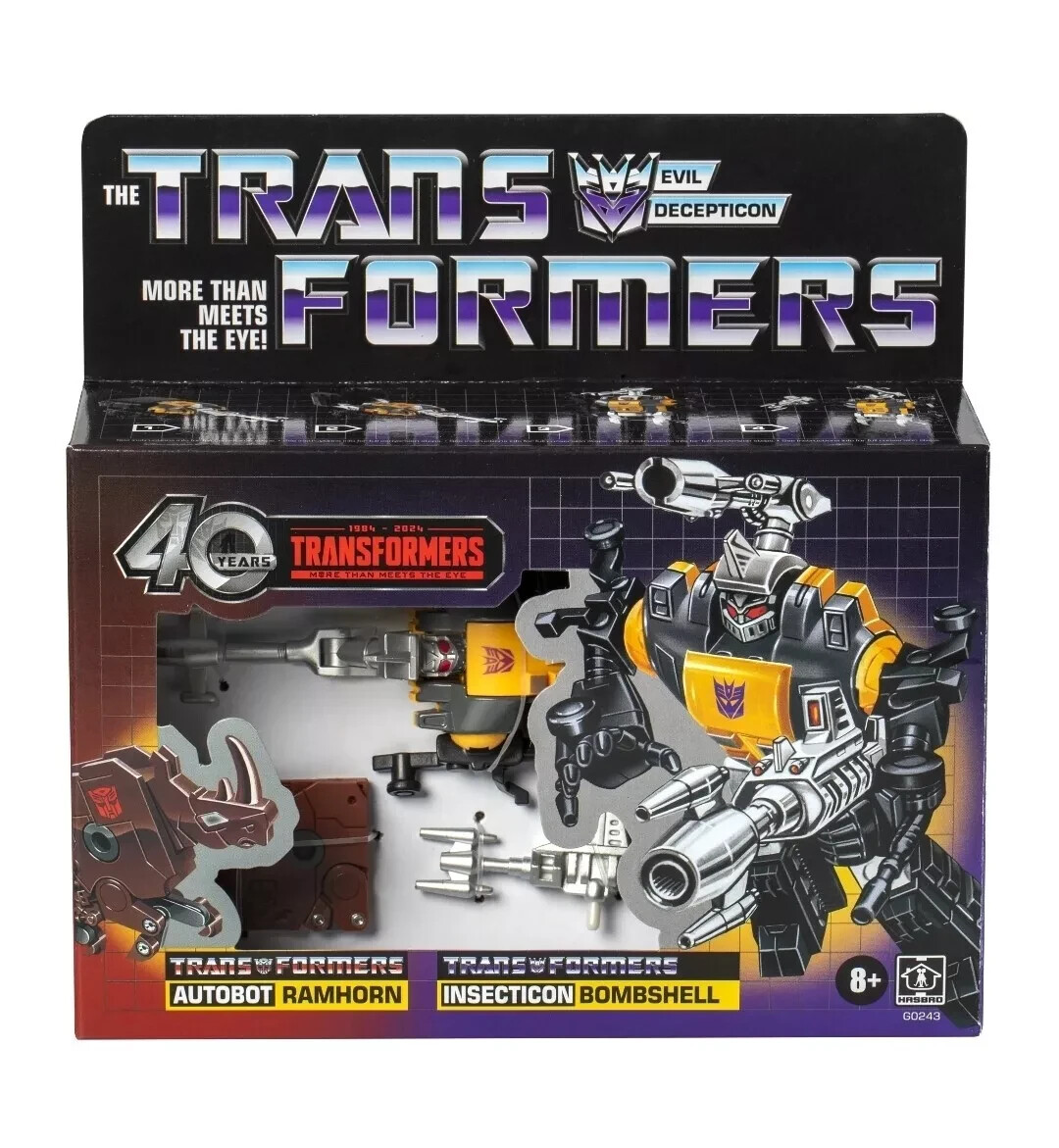 new Transformers 40th Anniversary Autobot Ramhorn Insecticon Bombshell Figures