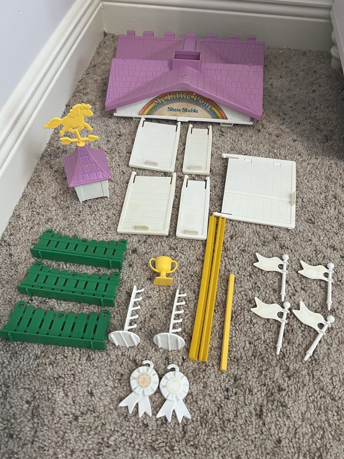 My Little Pony G1 Show Stable Parts Accessories As Is Lot Vintage
