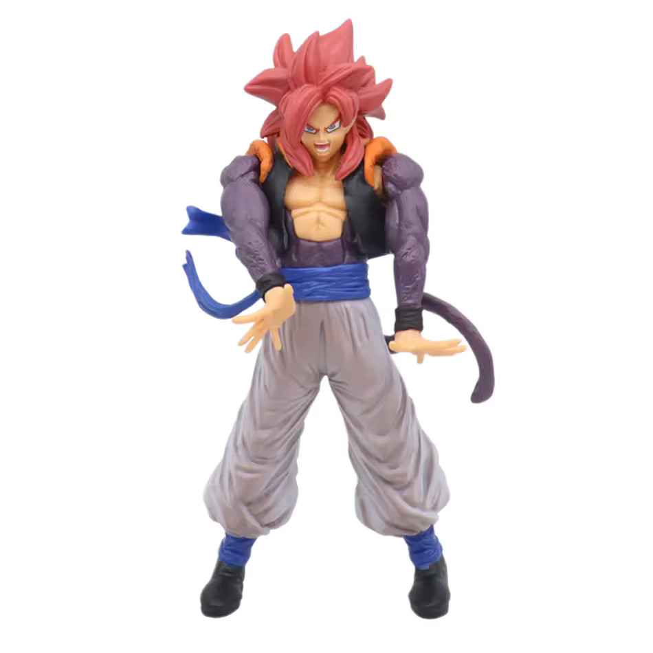 Gogeta SSJ4 Style Action Figurine DBZ Character Tabletop Collection Toy Gift
