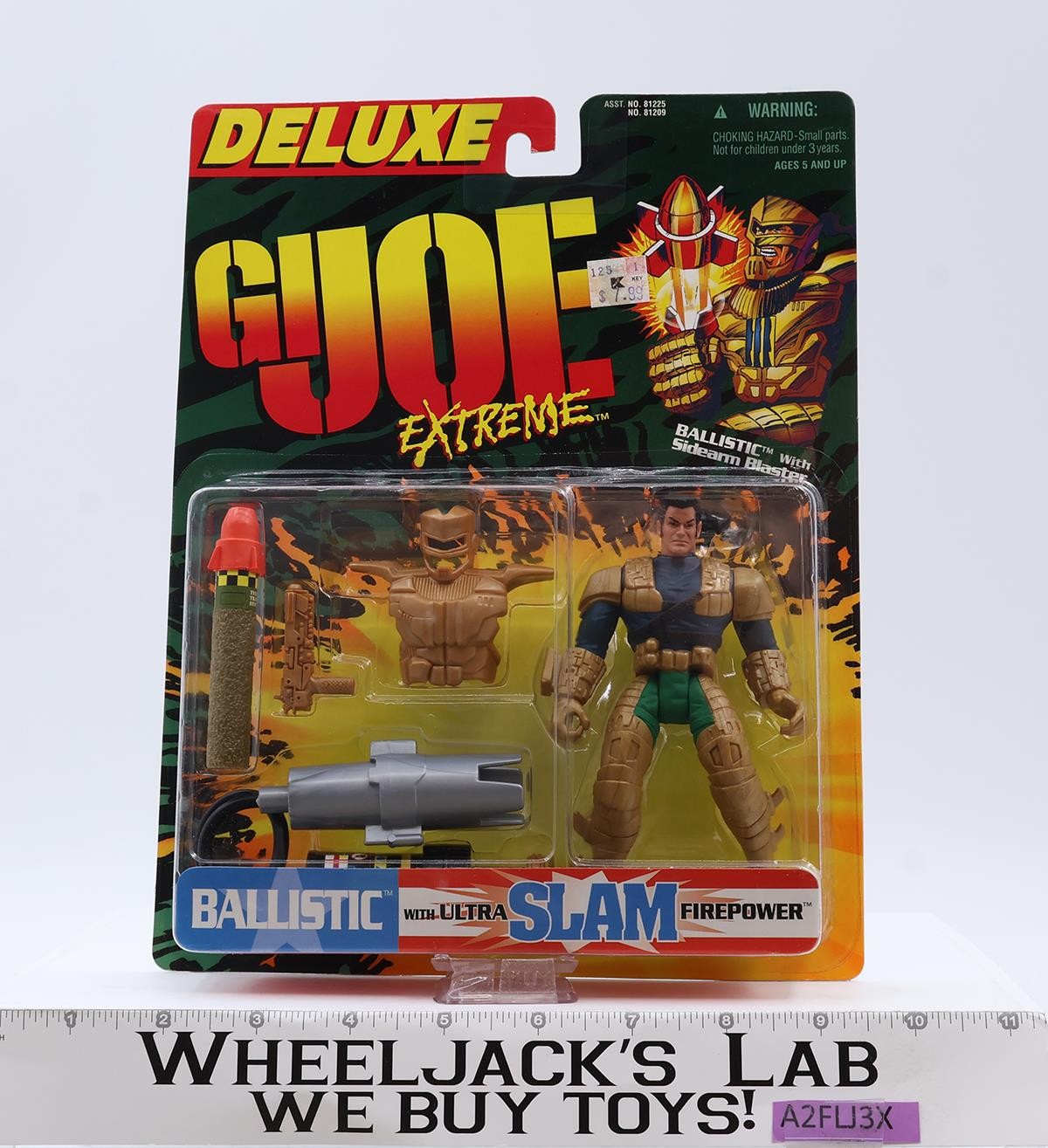 Ballistic GI Joe Extreme Deluxe 1995 Hasbro 5″ Action Figure NEW MOSC SEALED