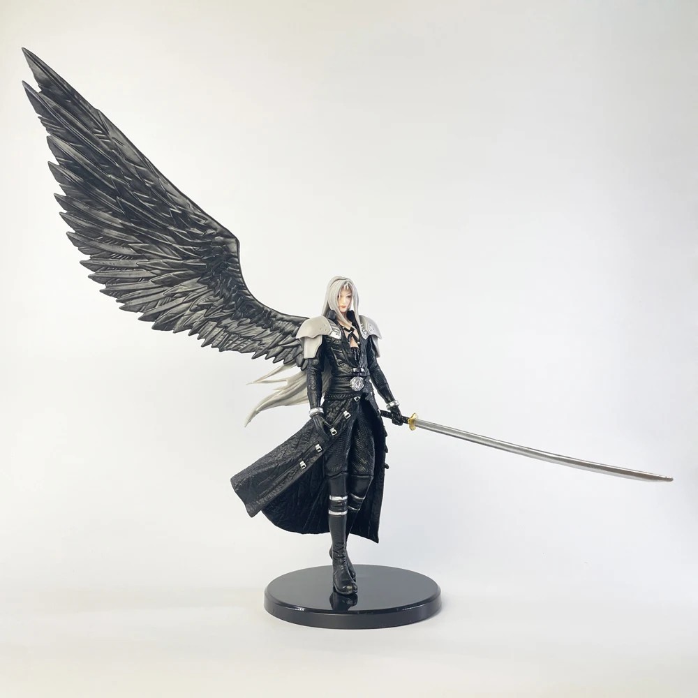 28cm Sephiroth Anime Figure Rebirth One-Winged Angel Model Toy Gift