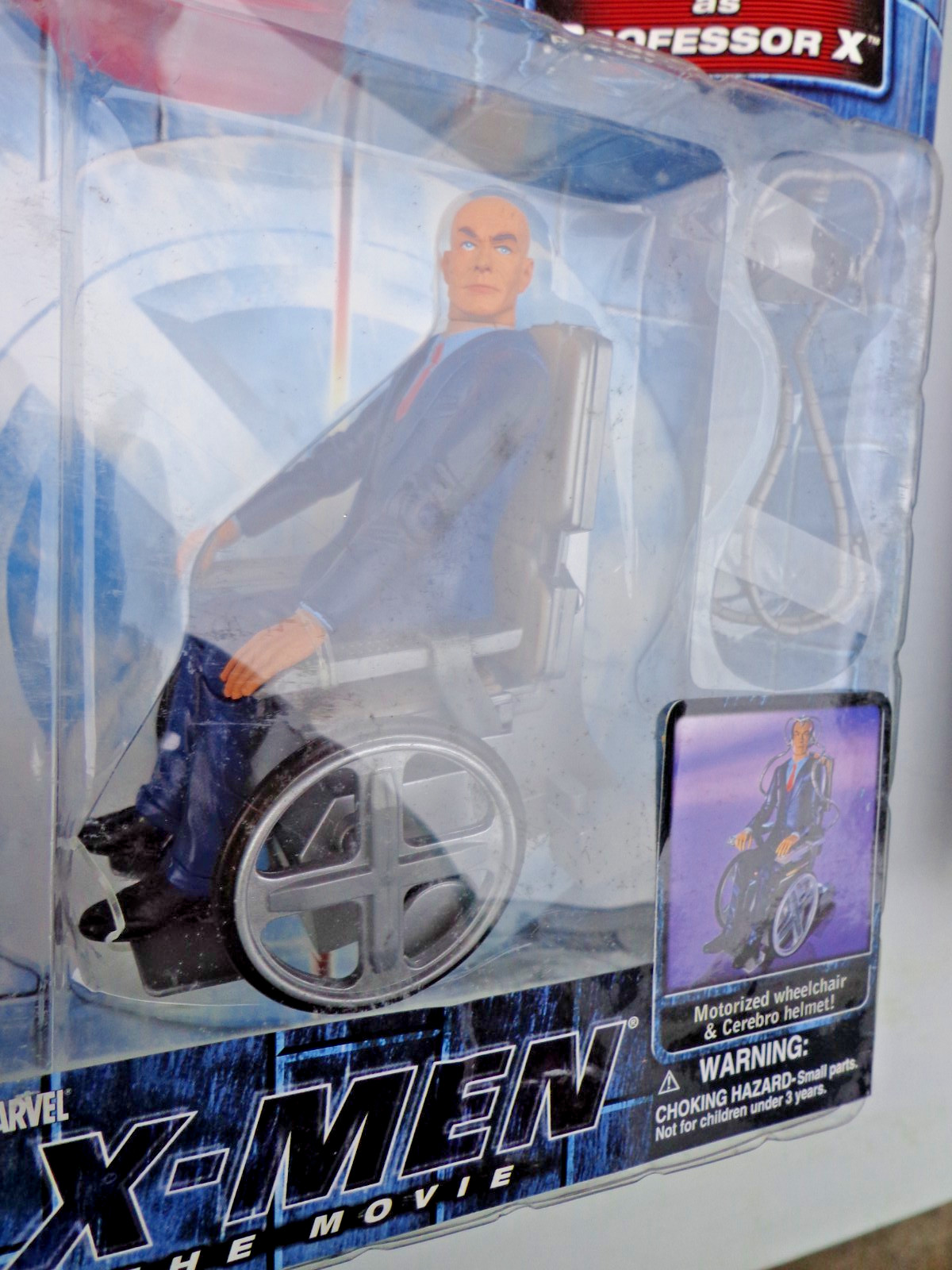 Lot of 4 X-Men the Movie 3 Professor Xavier 1 Rogue Action Figure 2000 Vintage