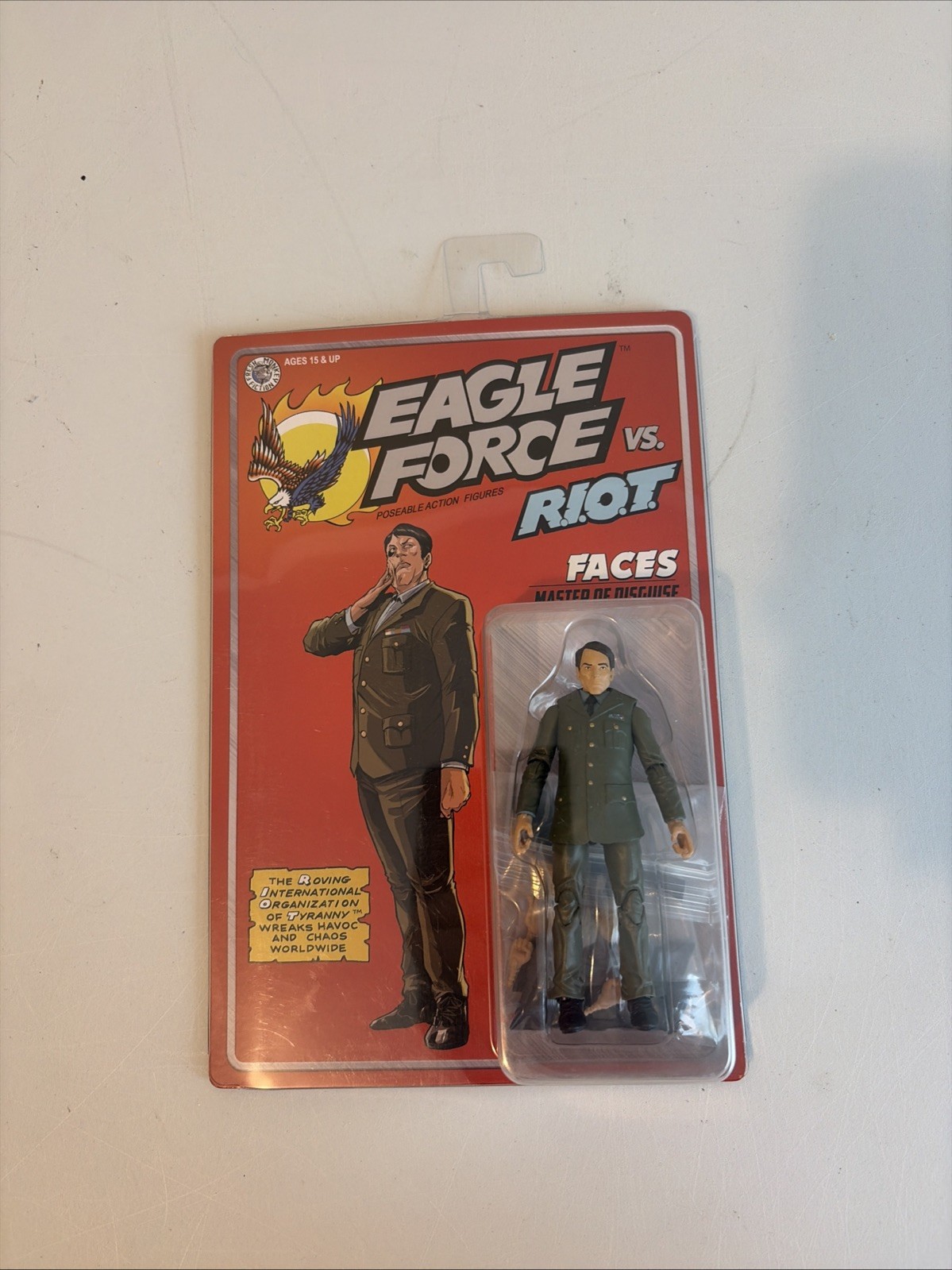 Eagle Force vs. R.I.O.T. Faces master of disguise ( aka agent Decoy) A8-30