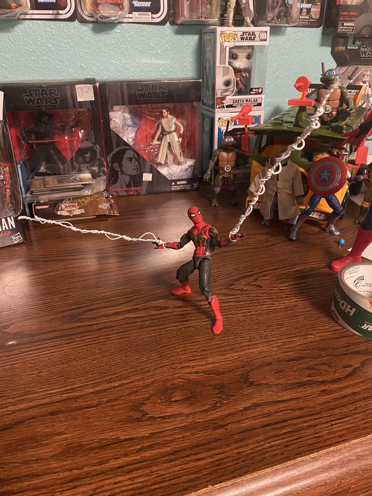 marvel legends spiderman custom spider web accessories