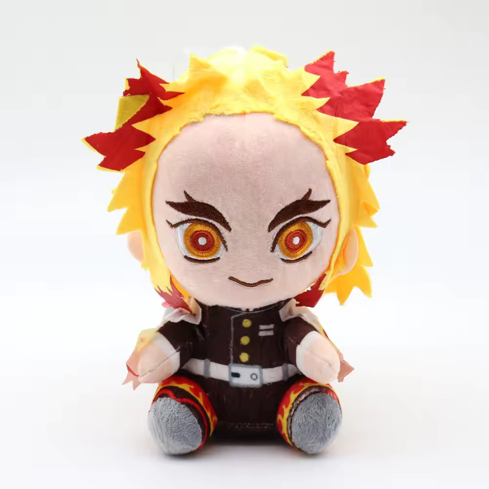 Demon Slayer Rengoku Kyōjurō 20cm Plush Toy Soft Stuffed Collectible Gift