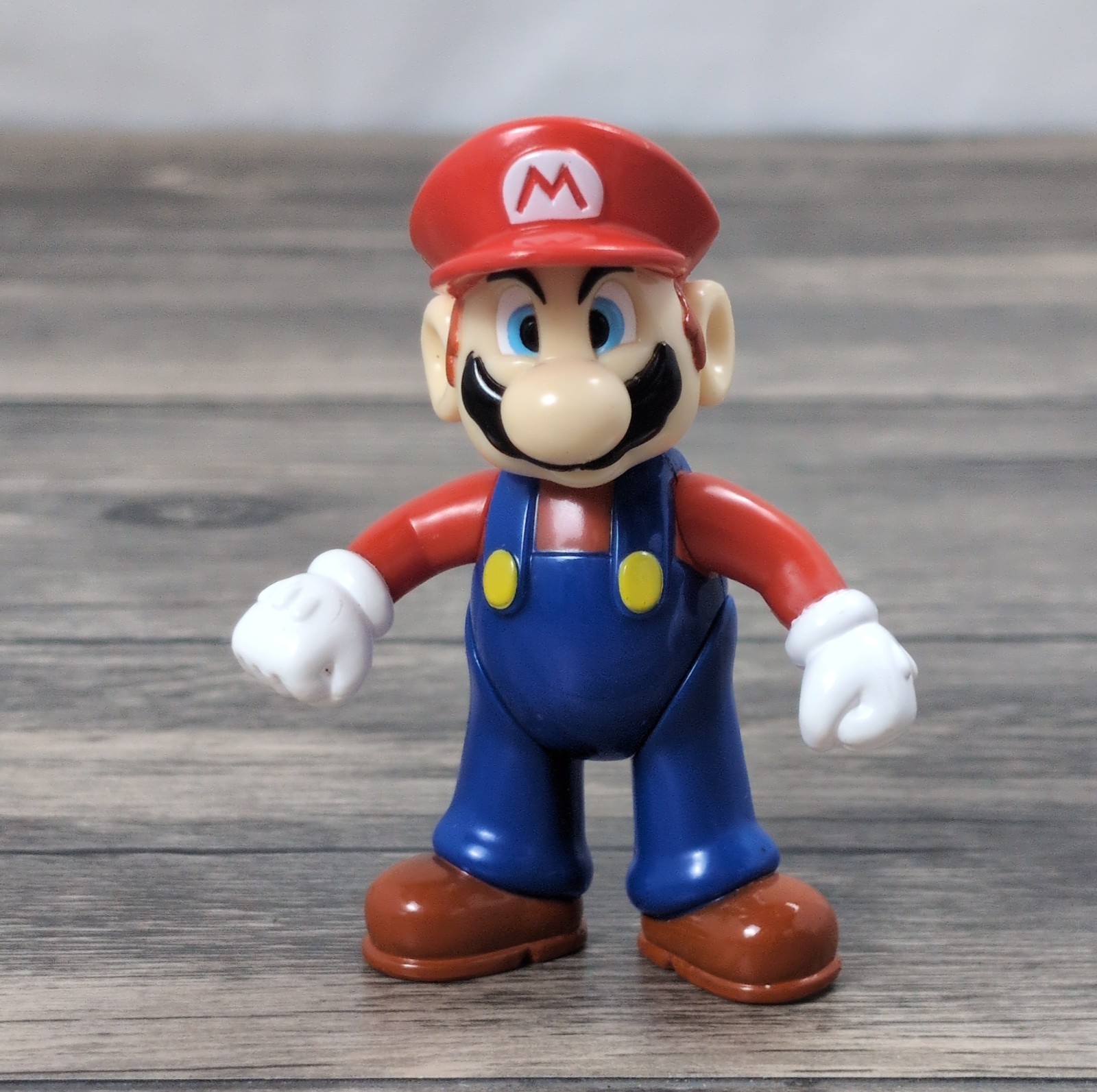 2002 Wendys Super Mario World Figure Mario N64 Switch Vtg Collectable 1/5 3.5 In