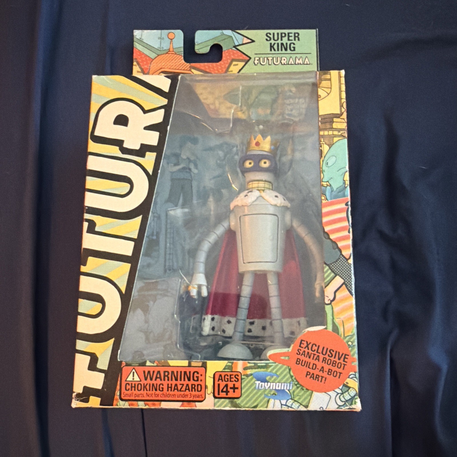 Futurama Toynami Figure Bender Super King Wow!!! No Santa Robot Build A Bot