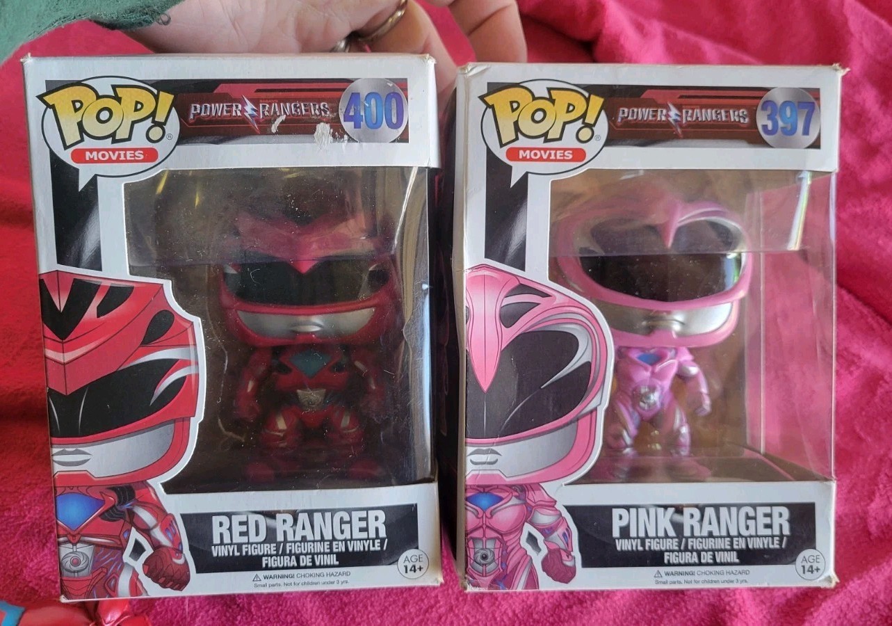 Power Rangers Movie Action Figures 2017 Lot Of 11-Red-Black-Pink-Yellow Ranger