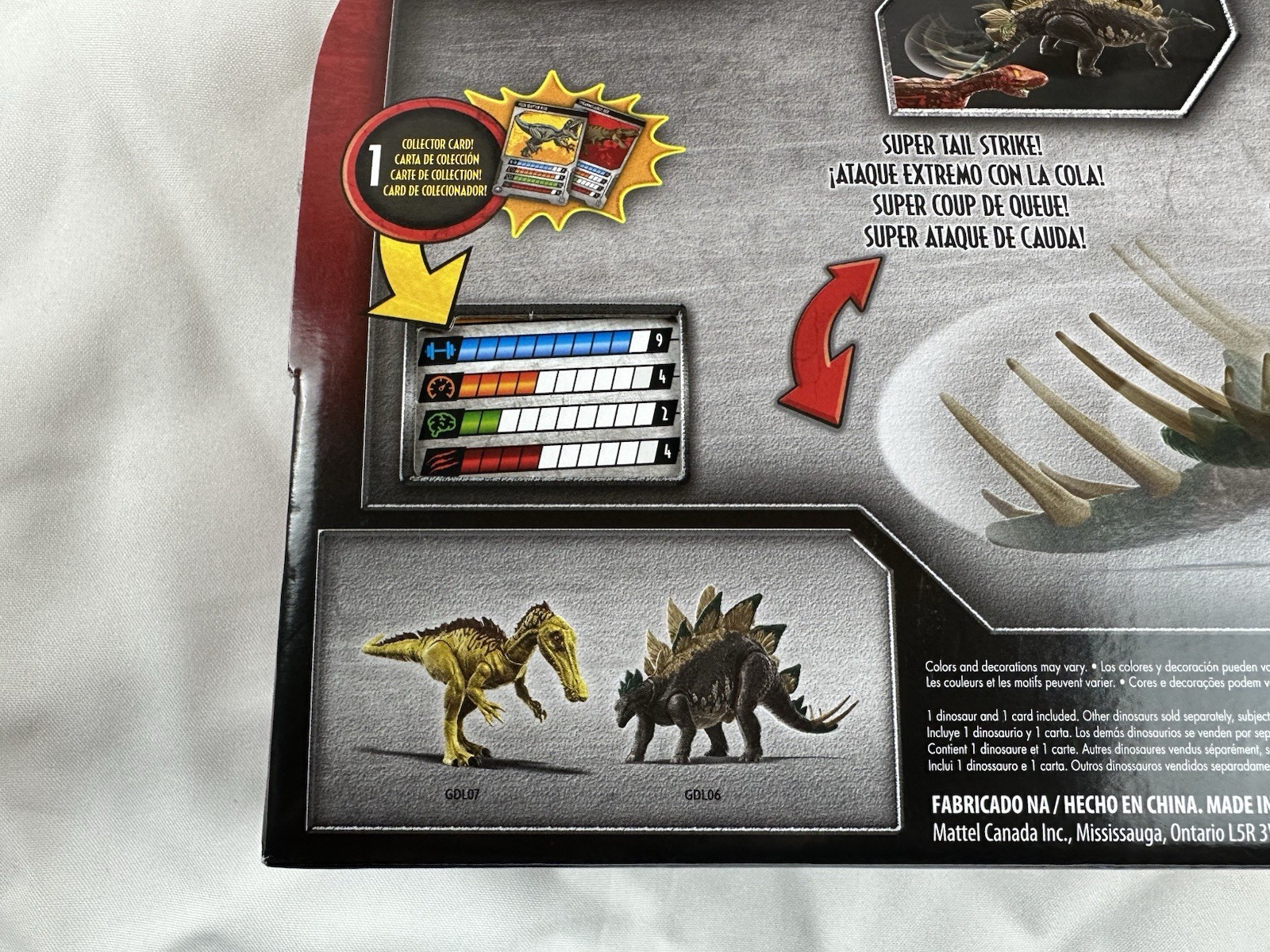 Jurassic World Mega Dual Attack STEGOSAURUS Action Figure 15″ Dino Rivals 2019
