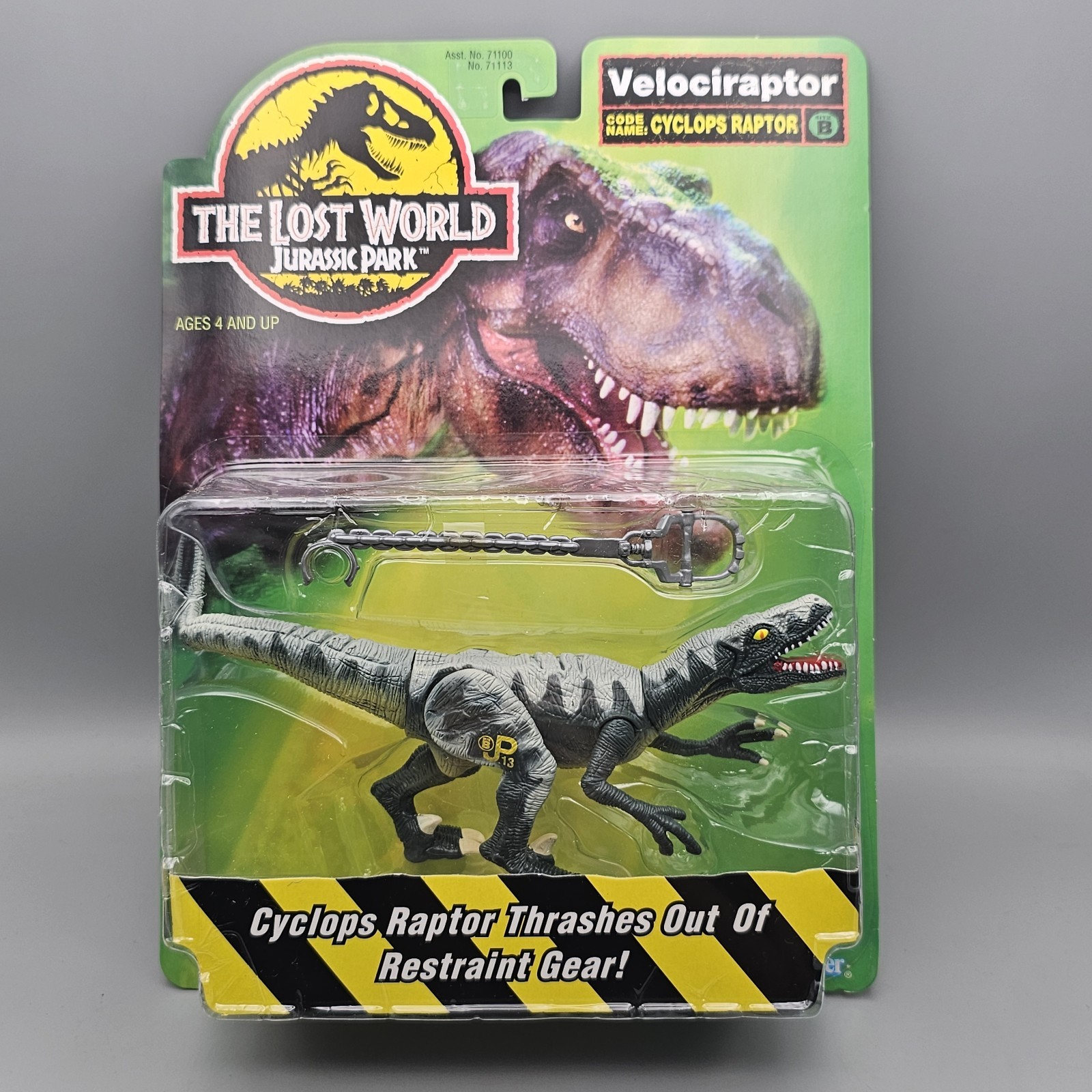 Jurassic Park The Lost World Velociraptor Cyclops Raptor Kenner 1997 NEW Sealed