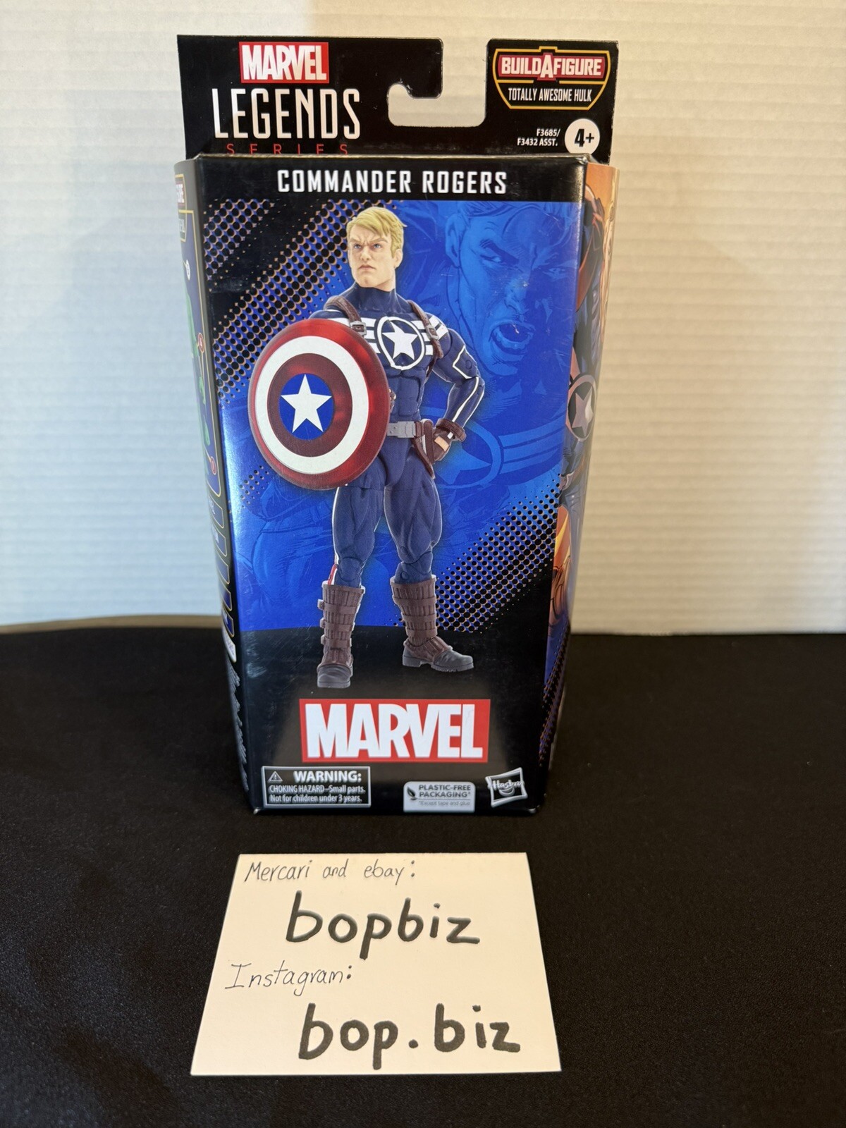 Marvel Legends Commander Rogers Captain America Totally Awesome Hulk BAF Wave