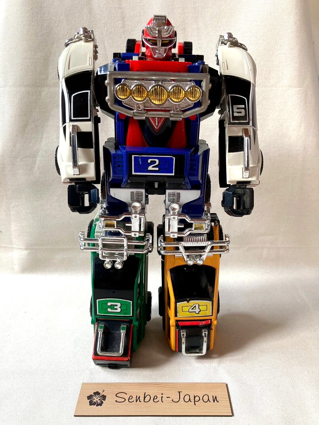 BANDAI Power Rangers Carranger DX RV ROBO TURBO Megazord Zord 1996 Made in Japan