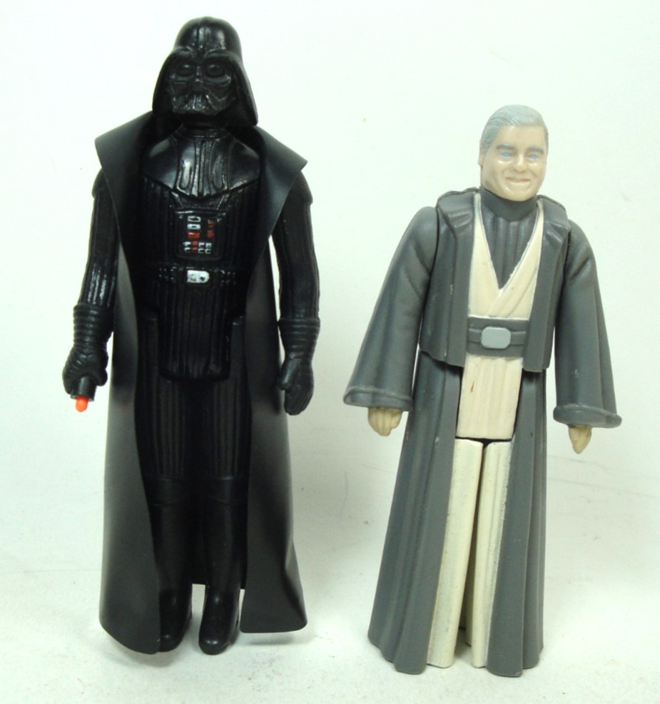 Vintage Star Wars Darth Vader 1977 Kenner ANH Hong Kong Original Figure w Anakin