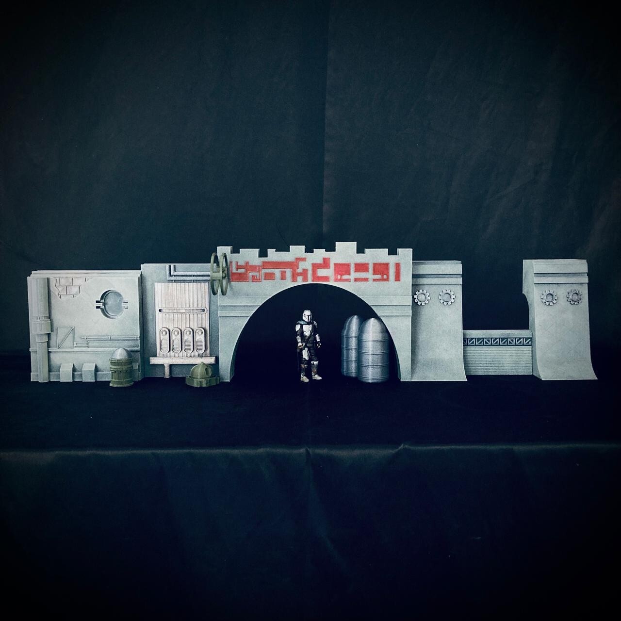 Jedha City Shelf Diorama Parts for 3.75″ & 6″ Fig. Diorama (1:18 & 1:12 scales)