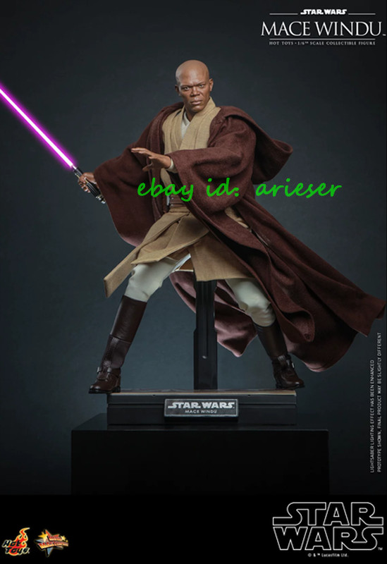 Hot Ht Mms681 Mace Windu Star Wars 1/6 Action Figure New Model In Stock