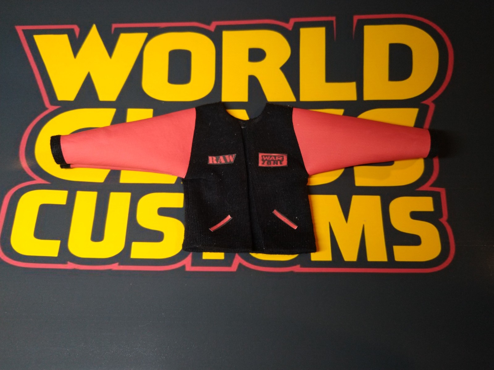 Custom Monday Night Raw Jacket For Action Figures Mattel WWE