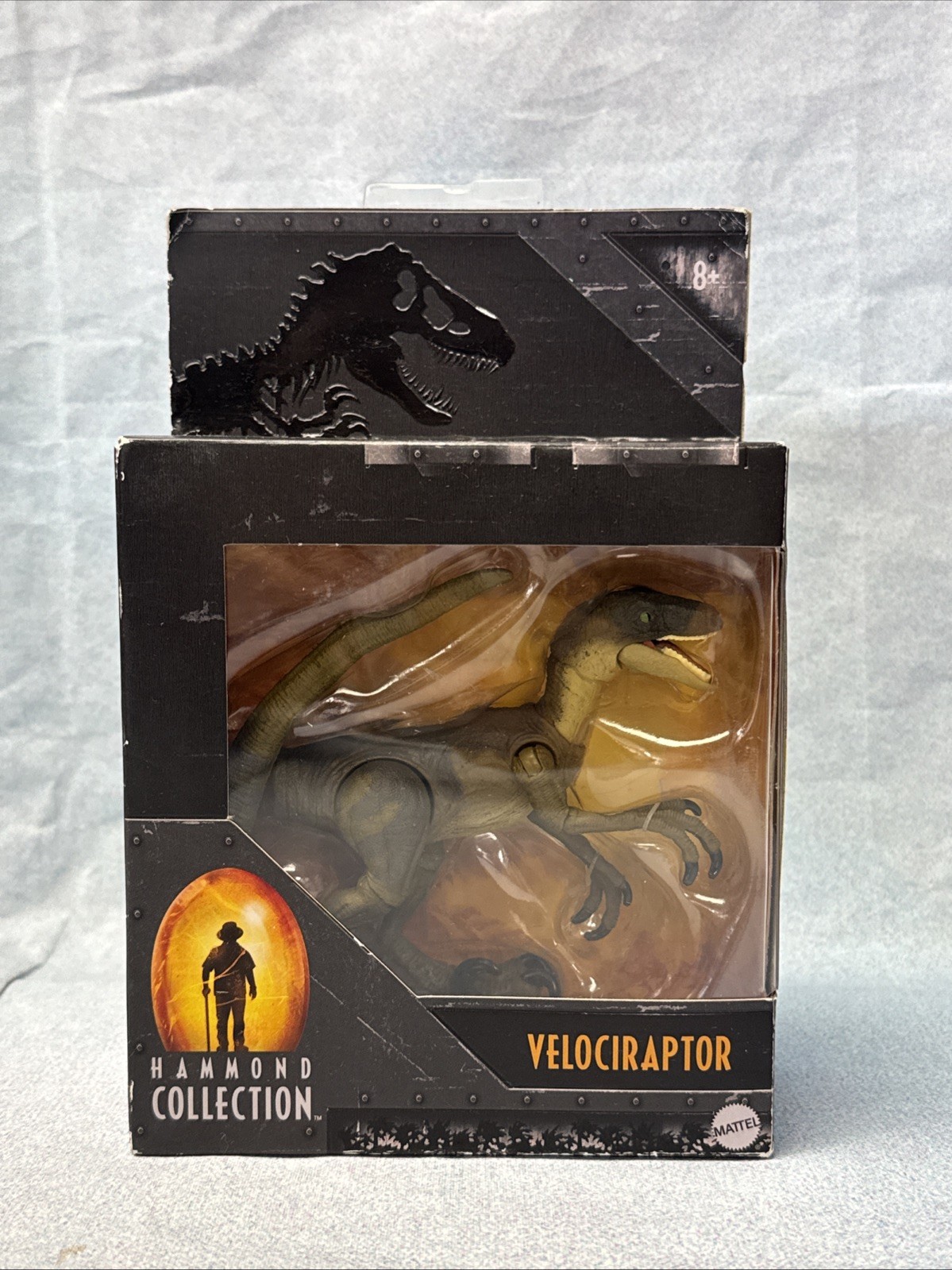 Jurassic Park Hammond Collection Velociraptor 1993 Movie Figure Mattel HFG56 NEW