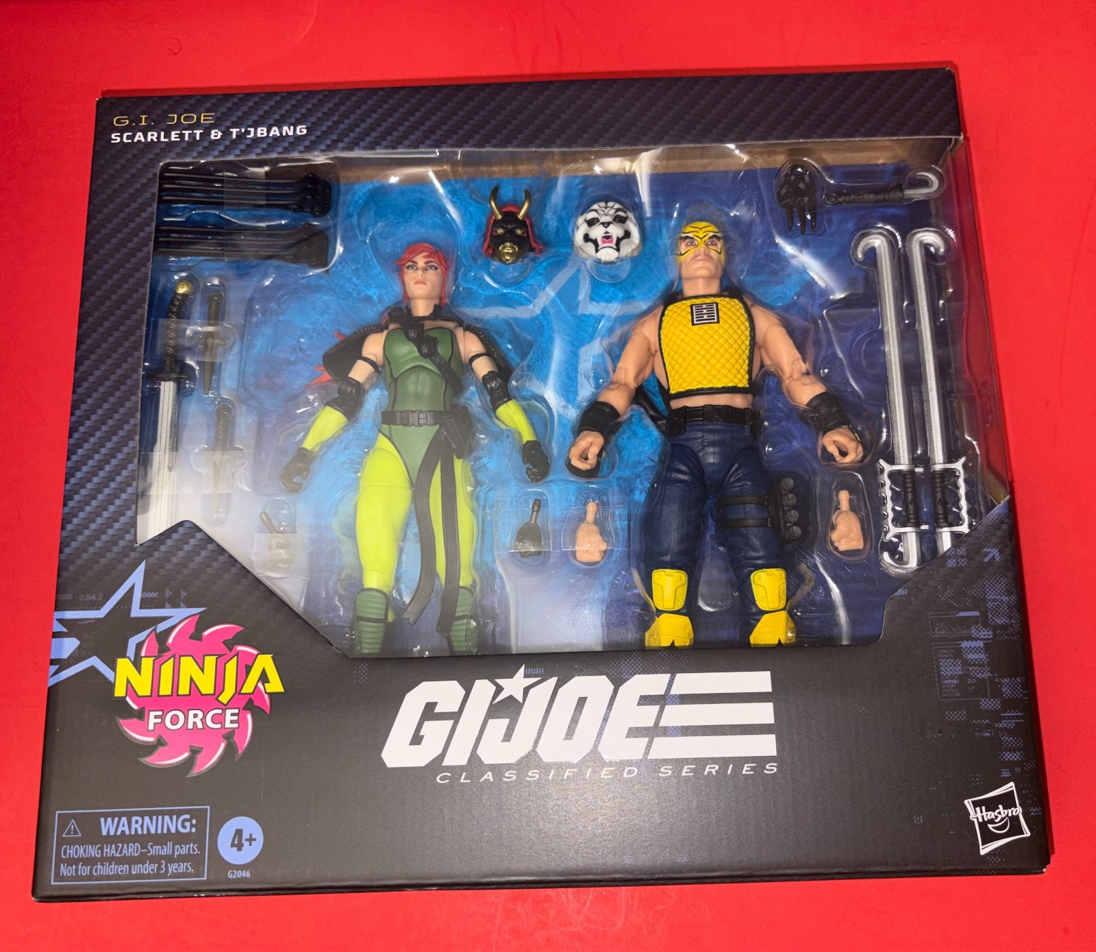 G.I.JOE CLASSIFIED SCARLETT & T’JBANG #212 NINJA FORCE SHIPS FREE!