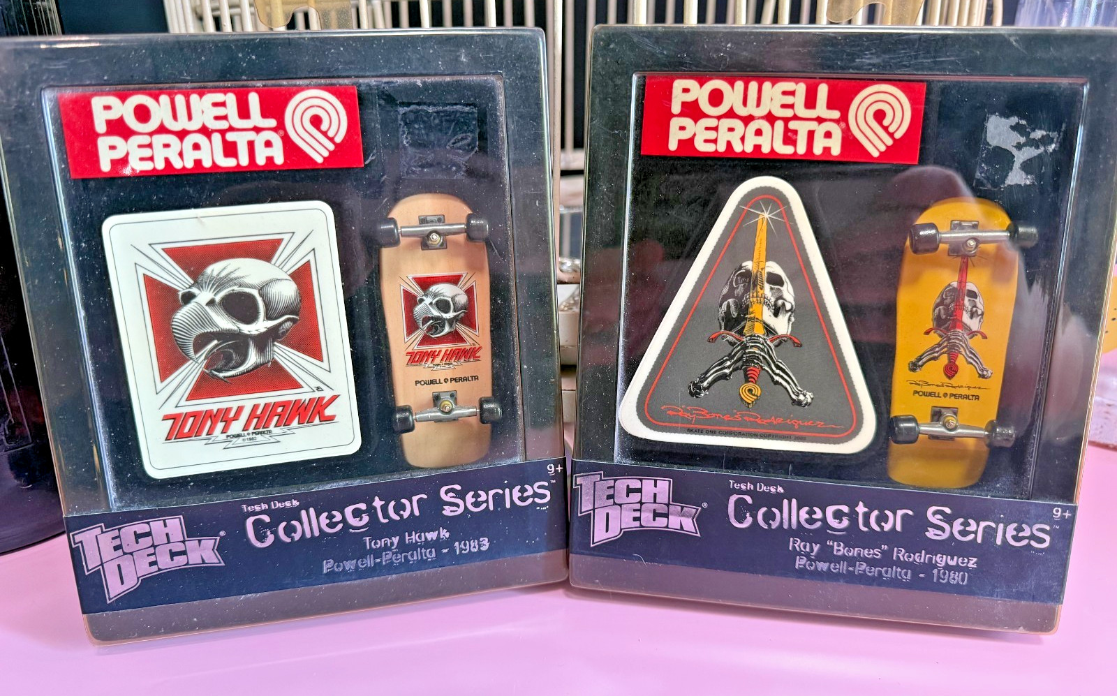 Tech Deck: TONY HAWK Collector Series Set Of 2 Decks Tony Hawk and Bones