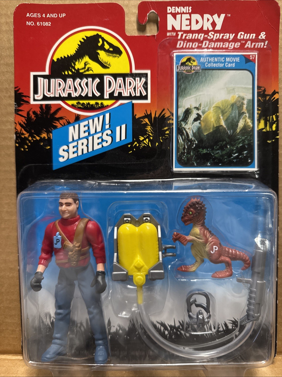 Jurassic Park Kenner 1994 Series 2 Dennis Nedry Sealed New