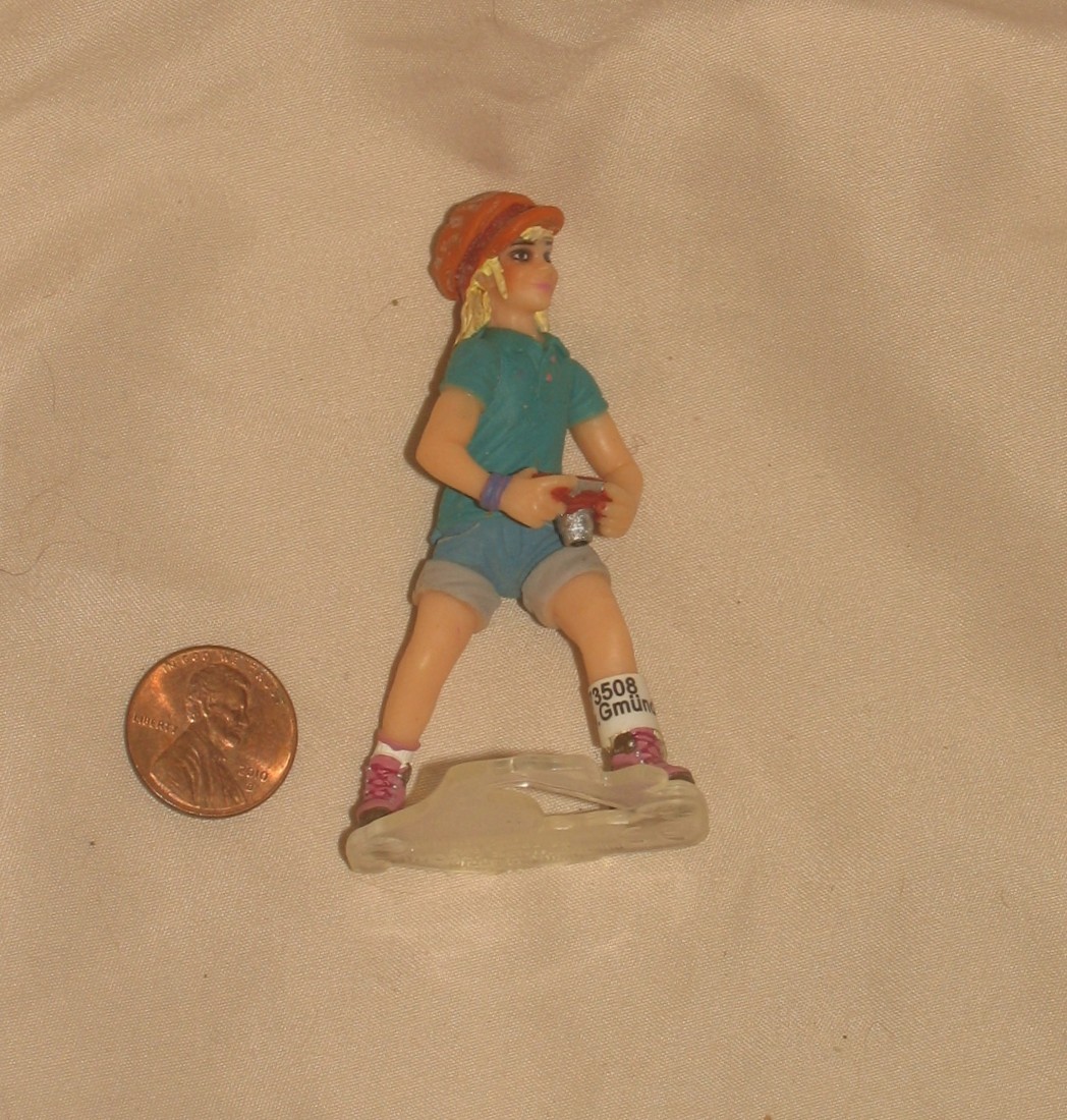 Schleich Action Figure retired girl teenage woman person with camera
