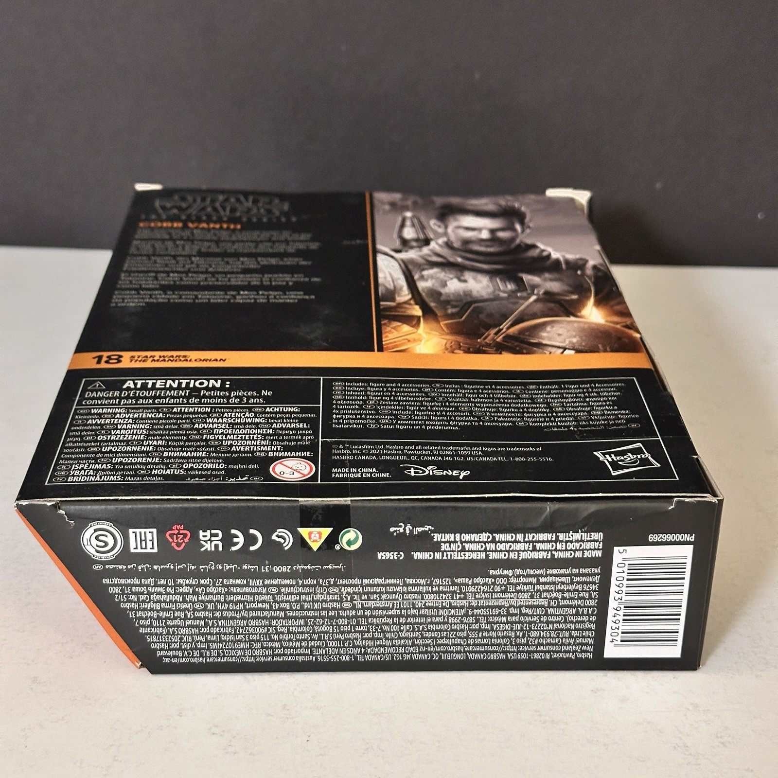 Star Wars 6″ Black Series COBB VANTH (Deluxe) The Mandalorian NIB Sealed Damage