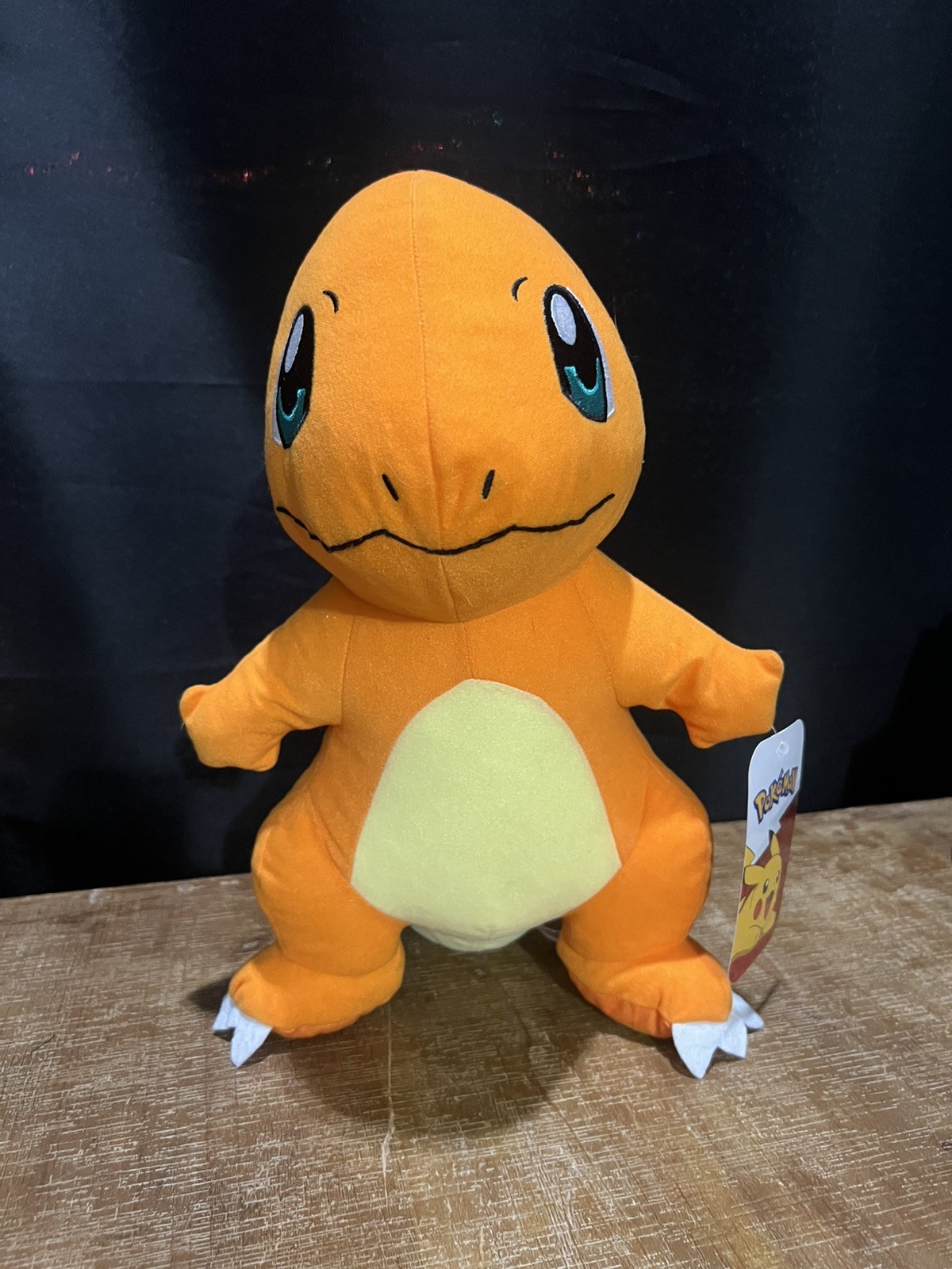 Pokemon Polystyrene Foam, Polyester Fiber filled CHARMANDER 14 inch Stuffed Toy