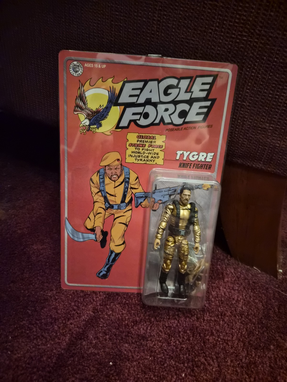 Eagle Force Tygre 1:18 3.75″ JoeFest Fresh Monkey Fiction Figure