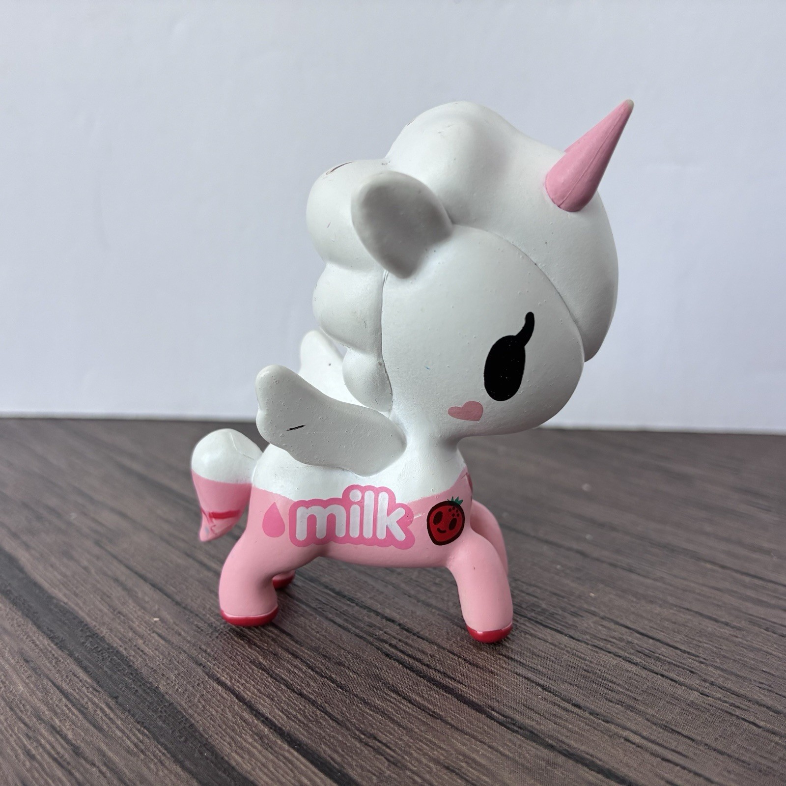 Tokidoki Unicorno Strawberry Pink Milk Unicorn Pegasus Vinyl PVC Plastic Figure