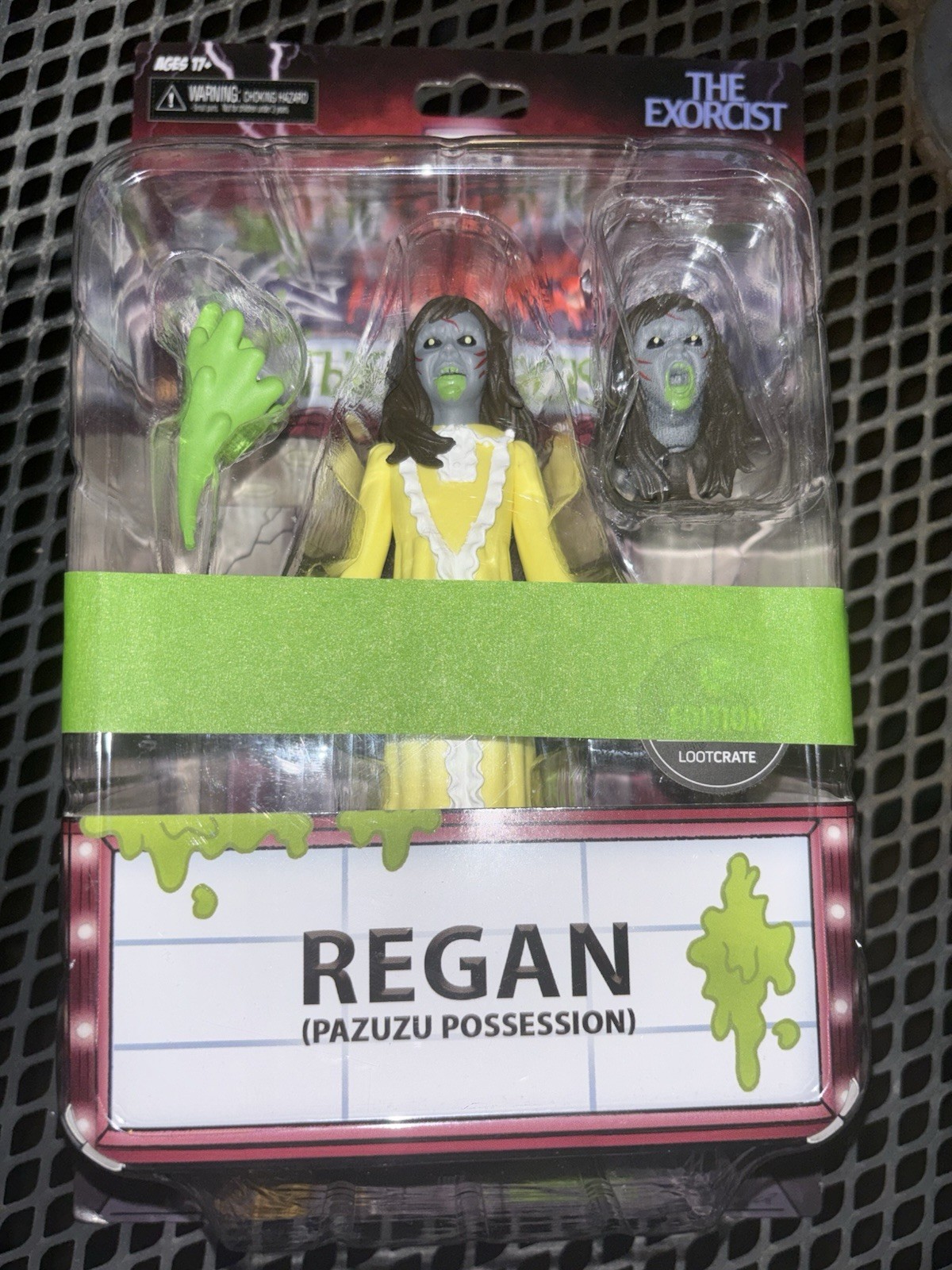 TOONY TERRORS Exorcist REGAN Pazuzu Possession Edition 6″ Figure LOOTCRATE NECA