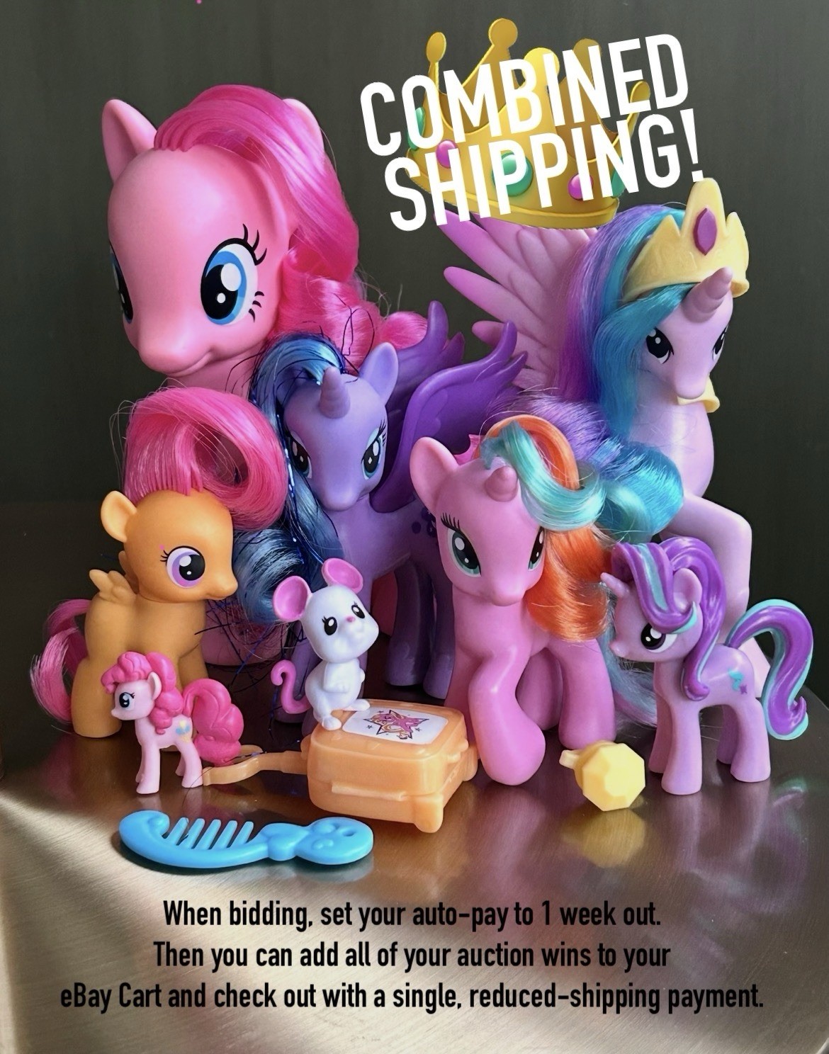 My Little Pony LOT OF 5 CHROME UCC Distributing (FLAWED read) Blind Bag Mini