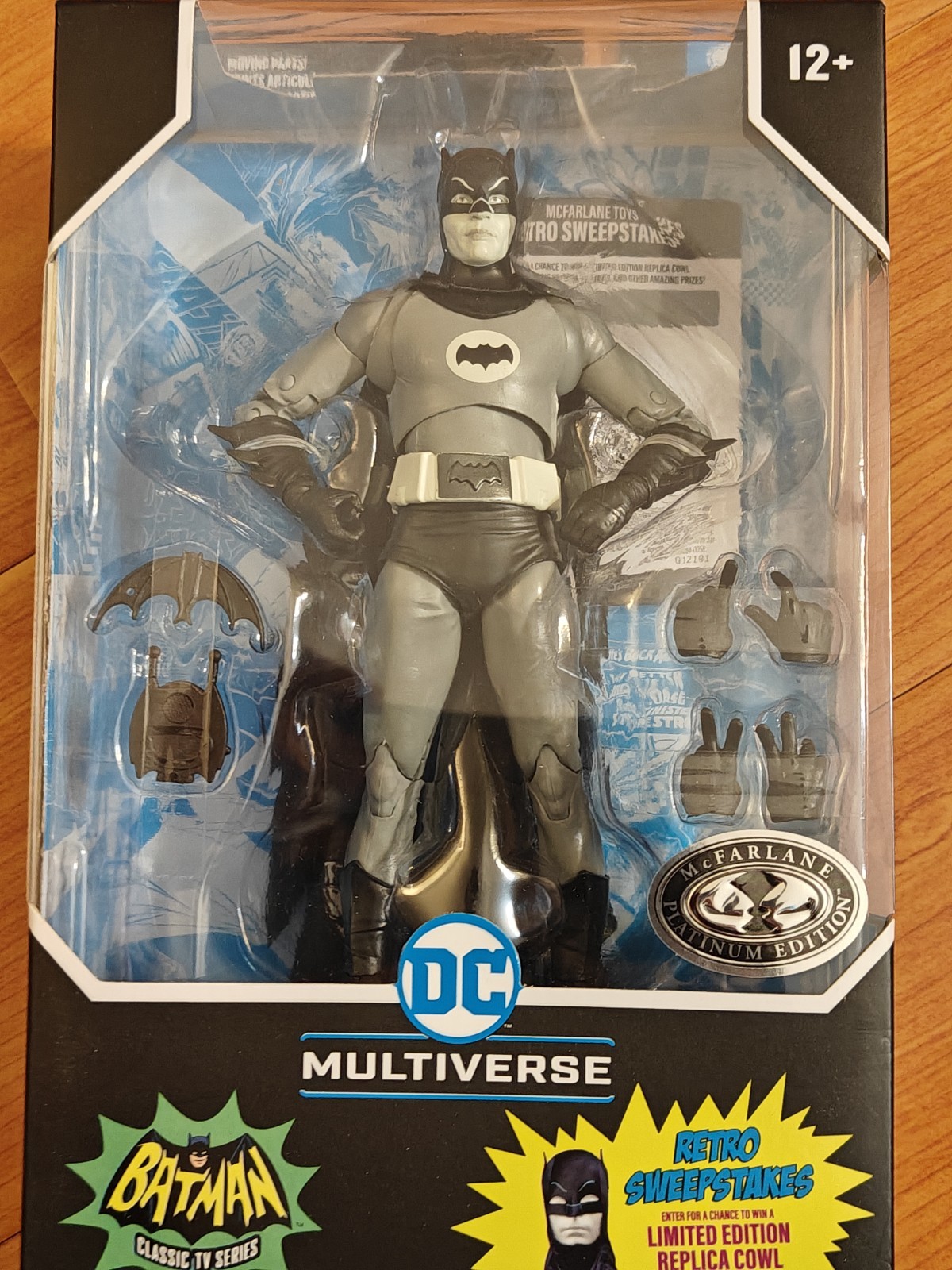 McFarlane DC Multiverse Batman Classic TV Series 66 Platinum Figure Adam West