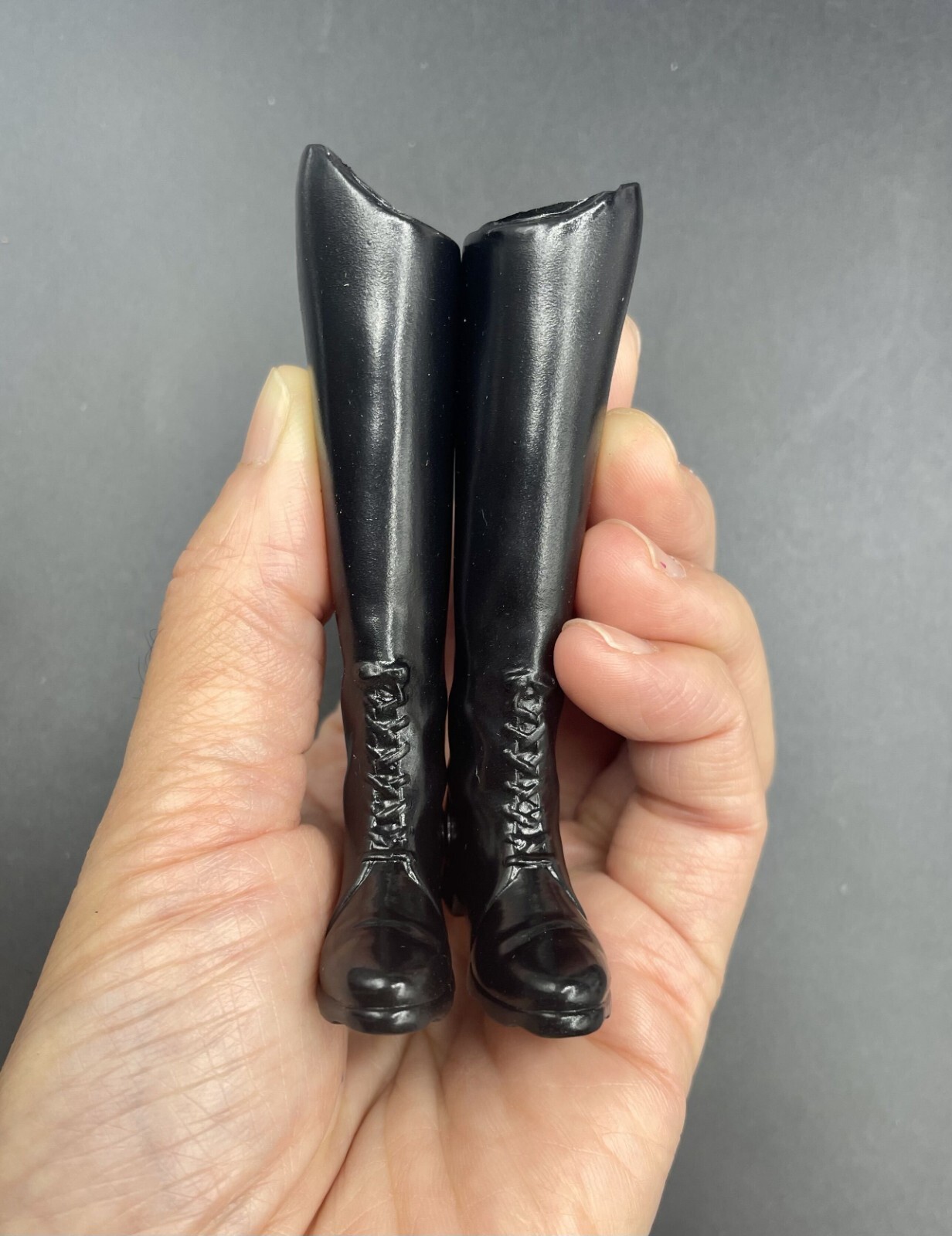 KUMIK 1/6 scale BLACK Boots HOLLOW for 12” Female Figure Doll Accessories