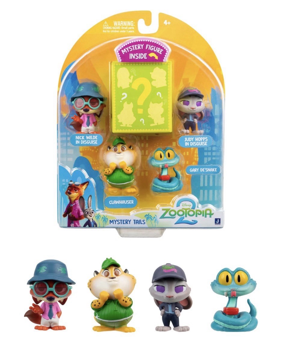 Disney Zootopia 2 Tails 2.5-Inch Mini Figure 5-Pack