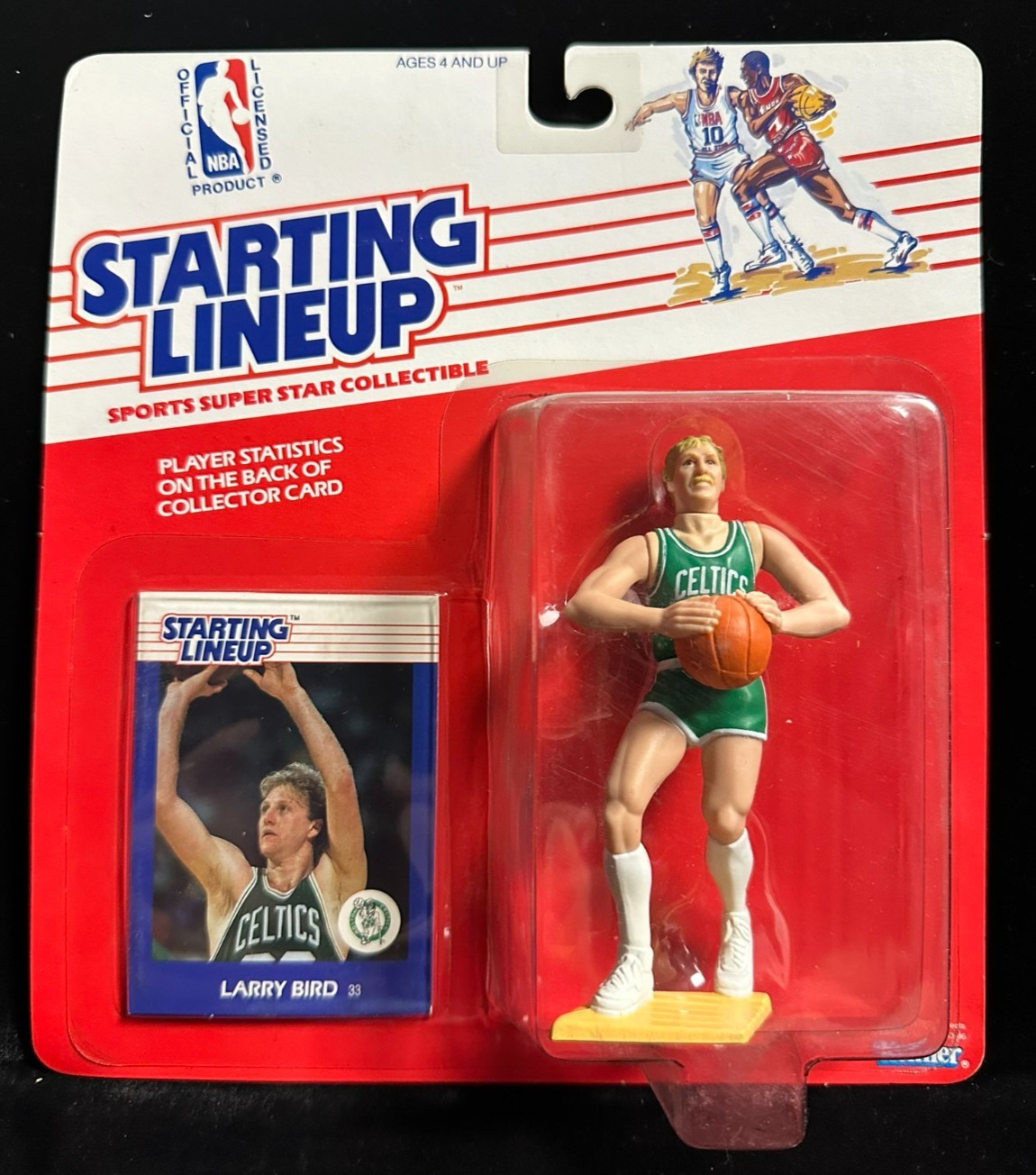 1988 Kenner NBA Starting Lineup Larry Bird Figure & Card Celtics NEW