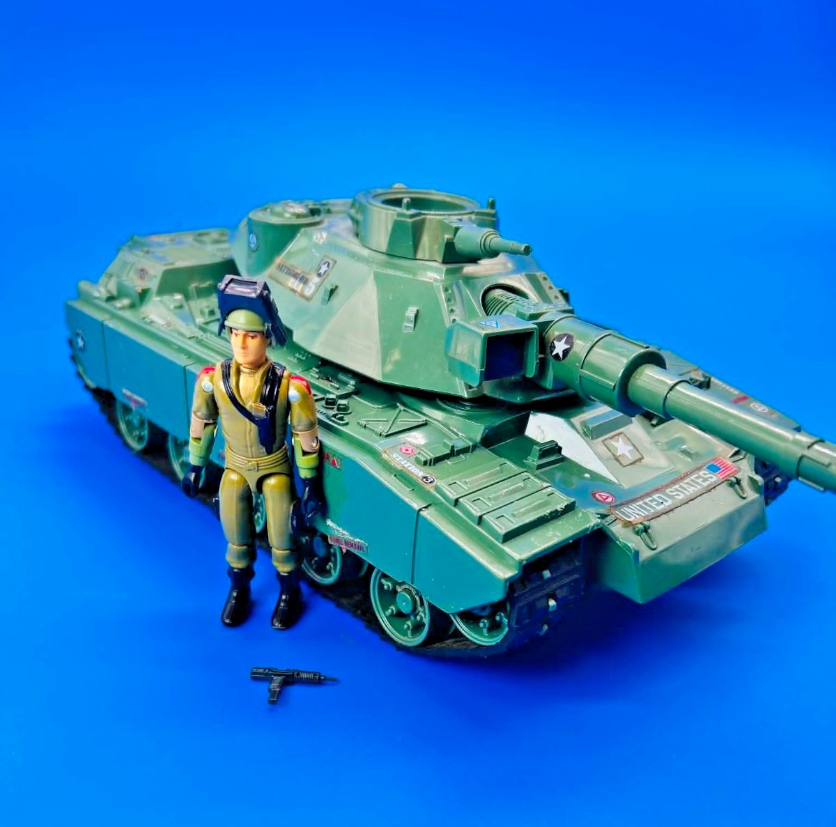 Gi Joe MOBAT/Steeler V1 ARAH VTG Tank Complete Vehicle/1983 Driver lot WORKS