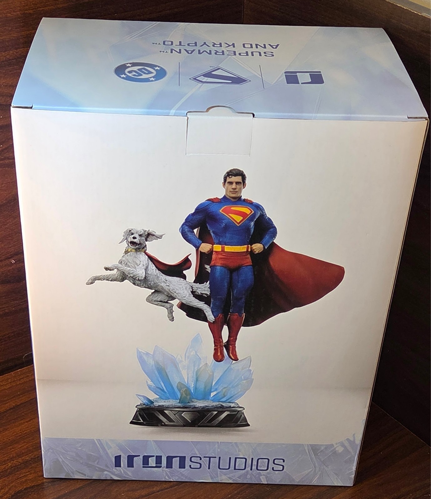 Iron Studios Superman & Krypto 1/10 -NEW- Free Box Shipping with Tracking