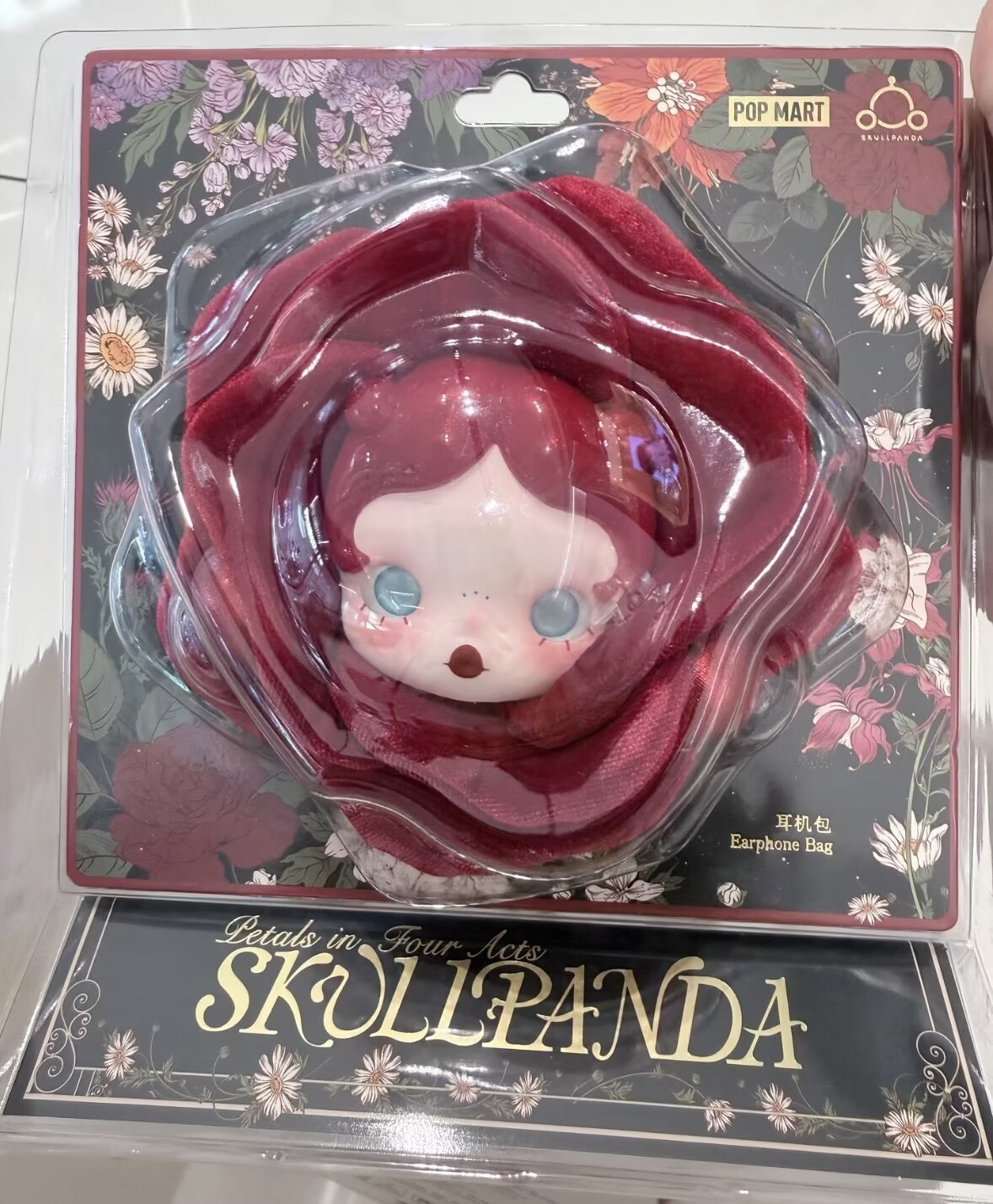 Authentic Skullpanda Petals In Four Acts Series Headphone Bag Gift
