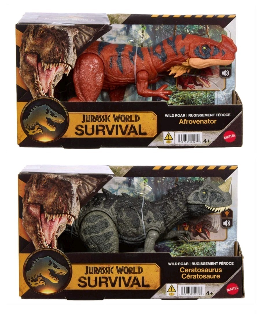 Jurassic World Survival 2-Pack: Ceratosaurus, Afrovenator 🆕