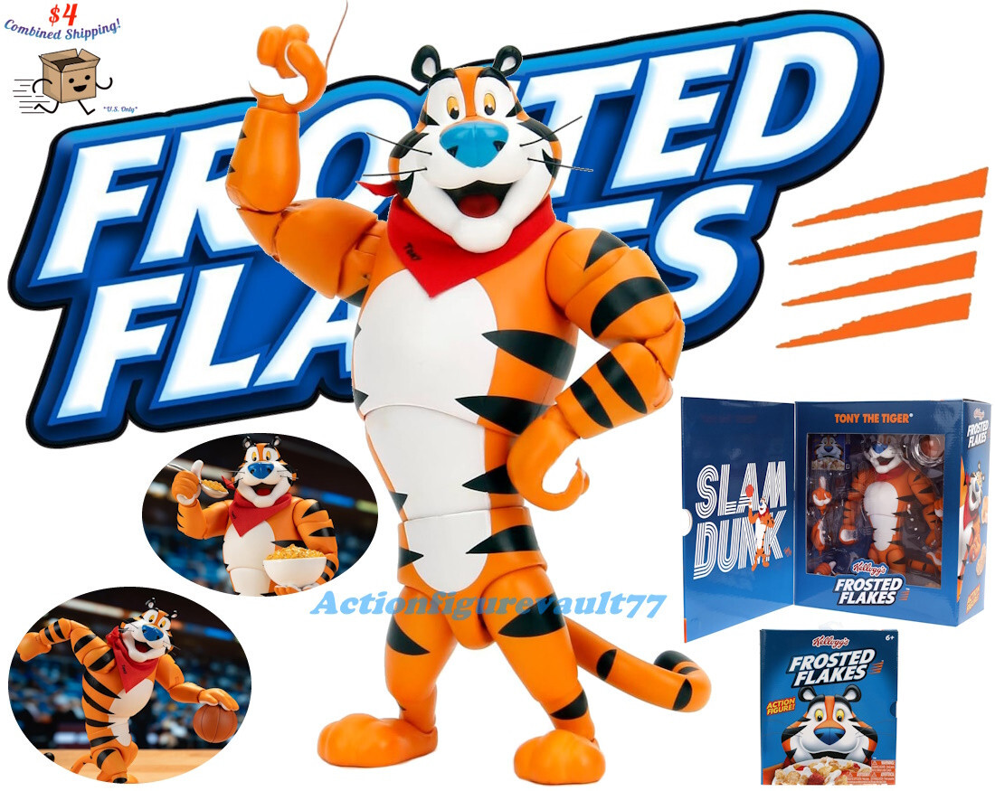 Kellogg’s Jada Toys 6″ TONY the TIGER Frosted Flakes —-IN-STOCK—-