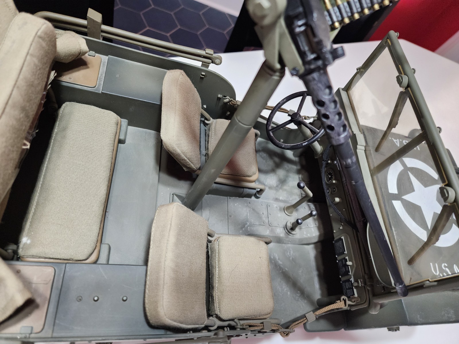 21st Century Ultimate Soldier 1:6 WWII Willys JEEP MB .50 Cal – COMPLETE