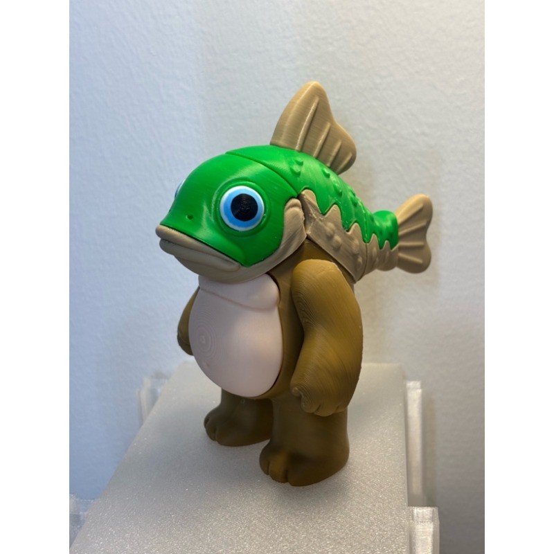 Trippitroppi Fish Bear Italian Brainrot 3DPrinted Toy Figure Gift Present Fun