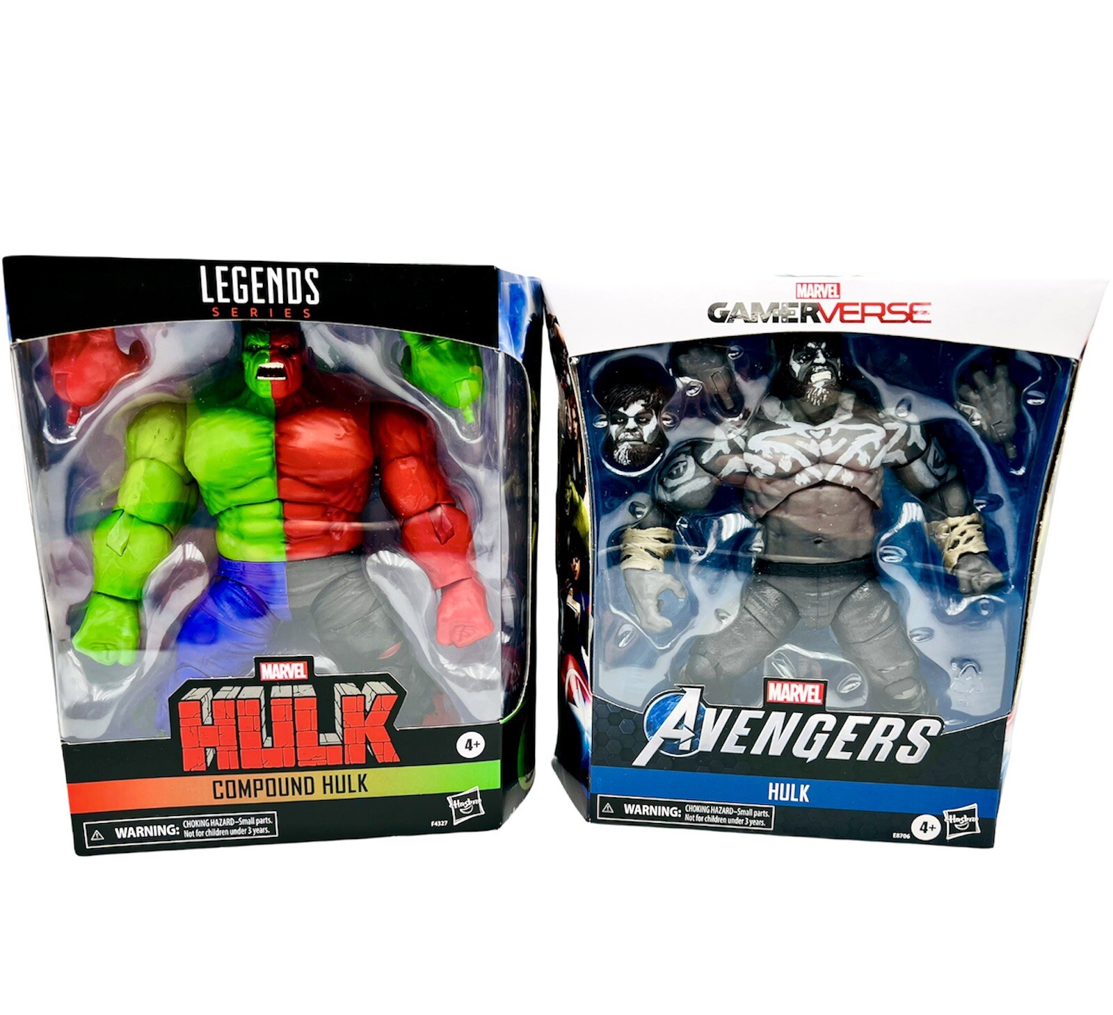 Marvel Hulk Action Figure Set Compound Hulk And Gamerverse Hulk Exclusives New
