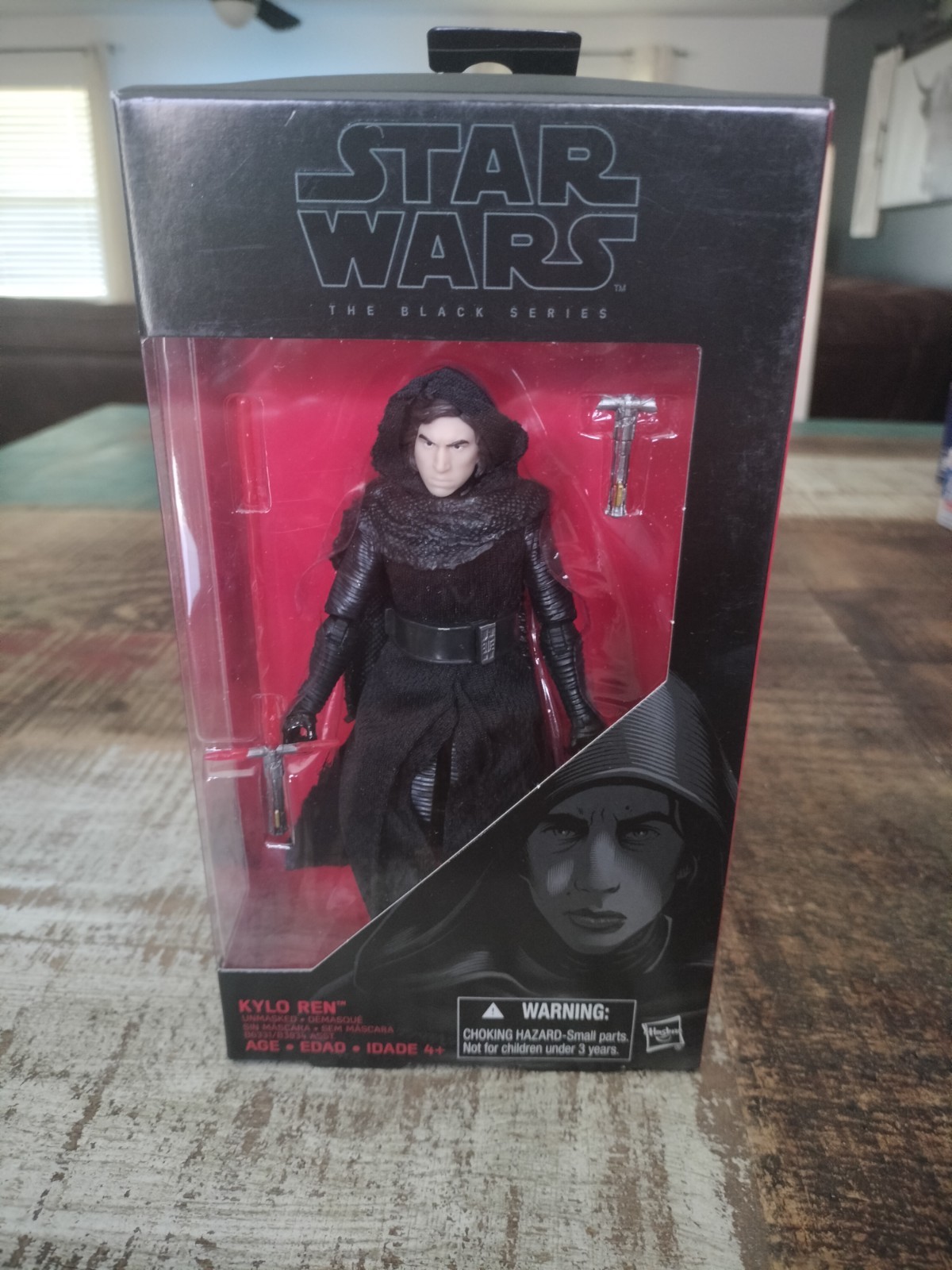 Hasbro Star Wars Black Series Kylo Ren 6″ Unmasked #26 Sealed