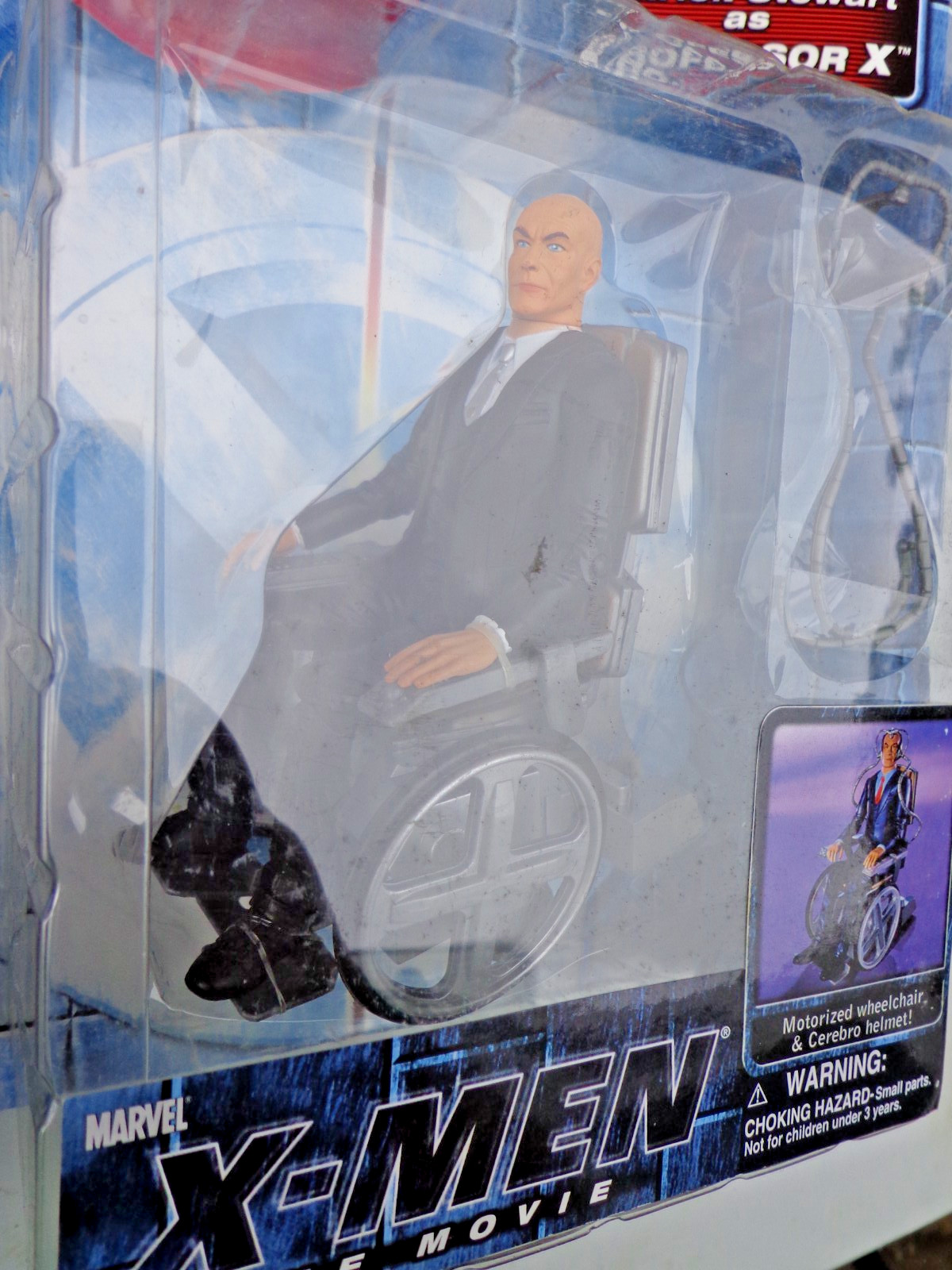 Lot of 4 X-Men the Movie 3 Professor Xavier 1 Rogue Action Figure 2000 Vintage