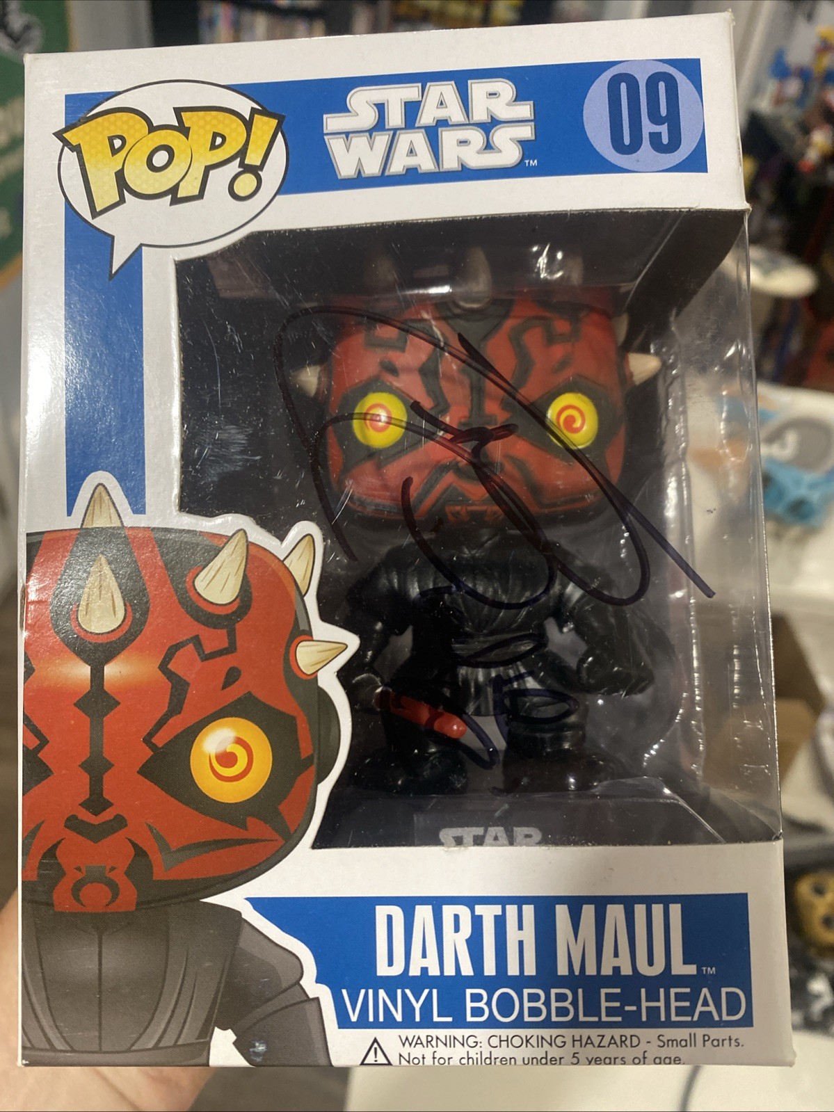 Funko Pop! Star Wars | Darth Maul #09 (Signed/Ray Park)