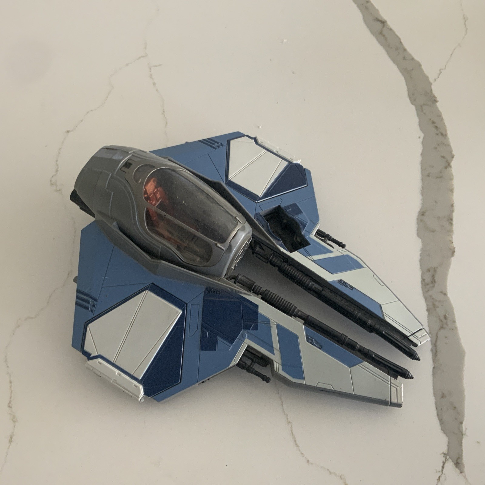 Aalya Secura’s Jedi Starfighter 2007 STAR WARS 30th Anniversary Incomplete