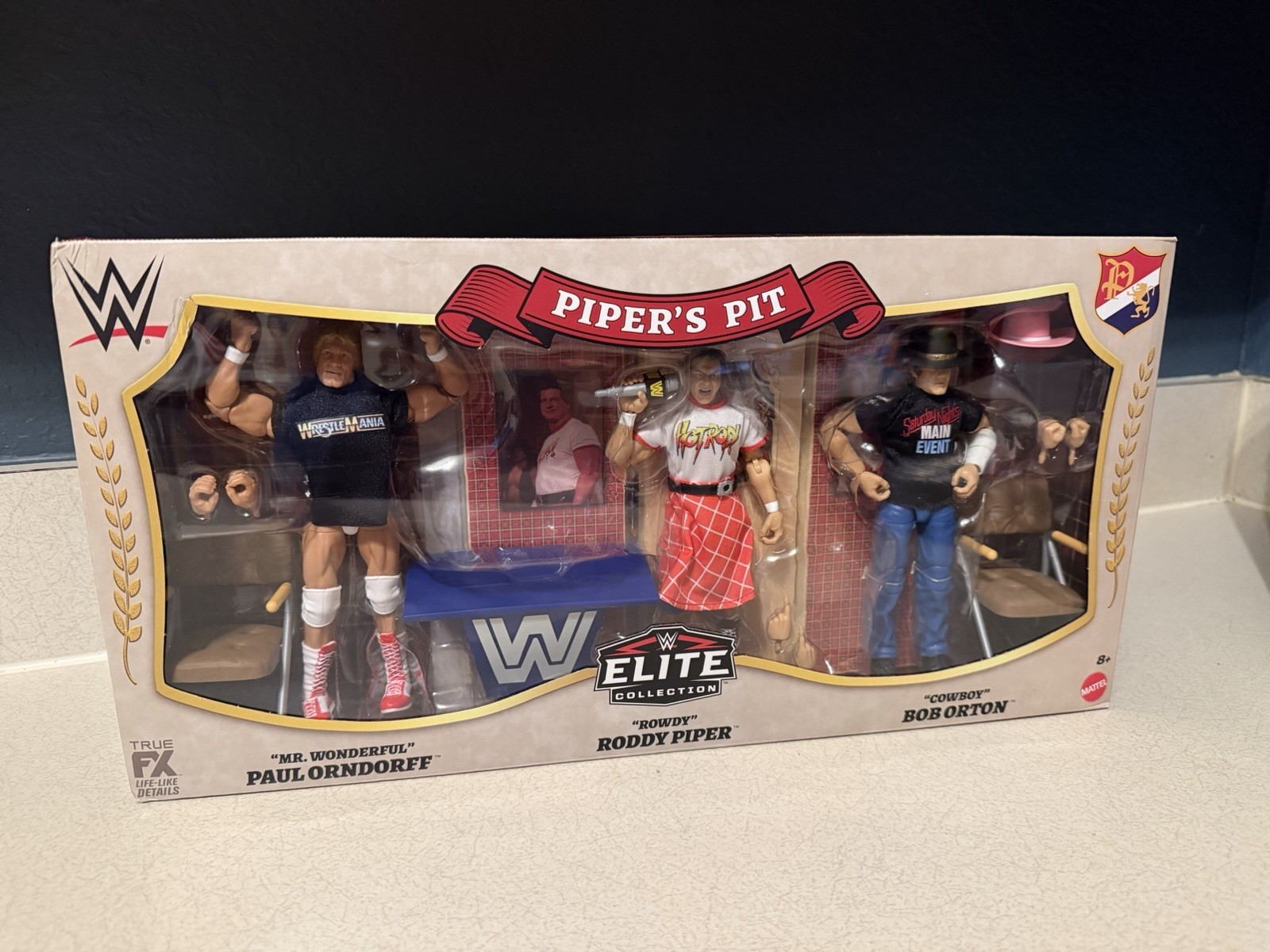 Mattel WWE Elite Collection Piper’s Pit Complete Set NEW SEALED